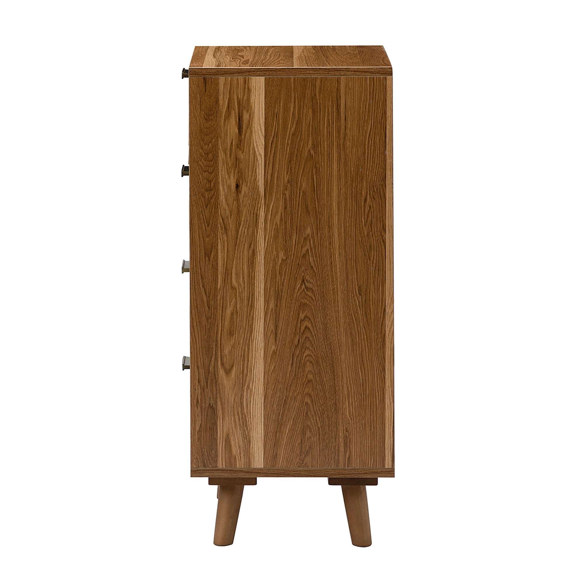 4 Drawers 16" W  Wood Chest in Natural