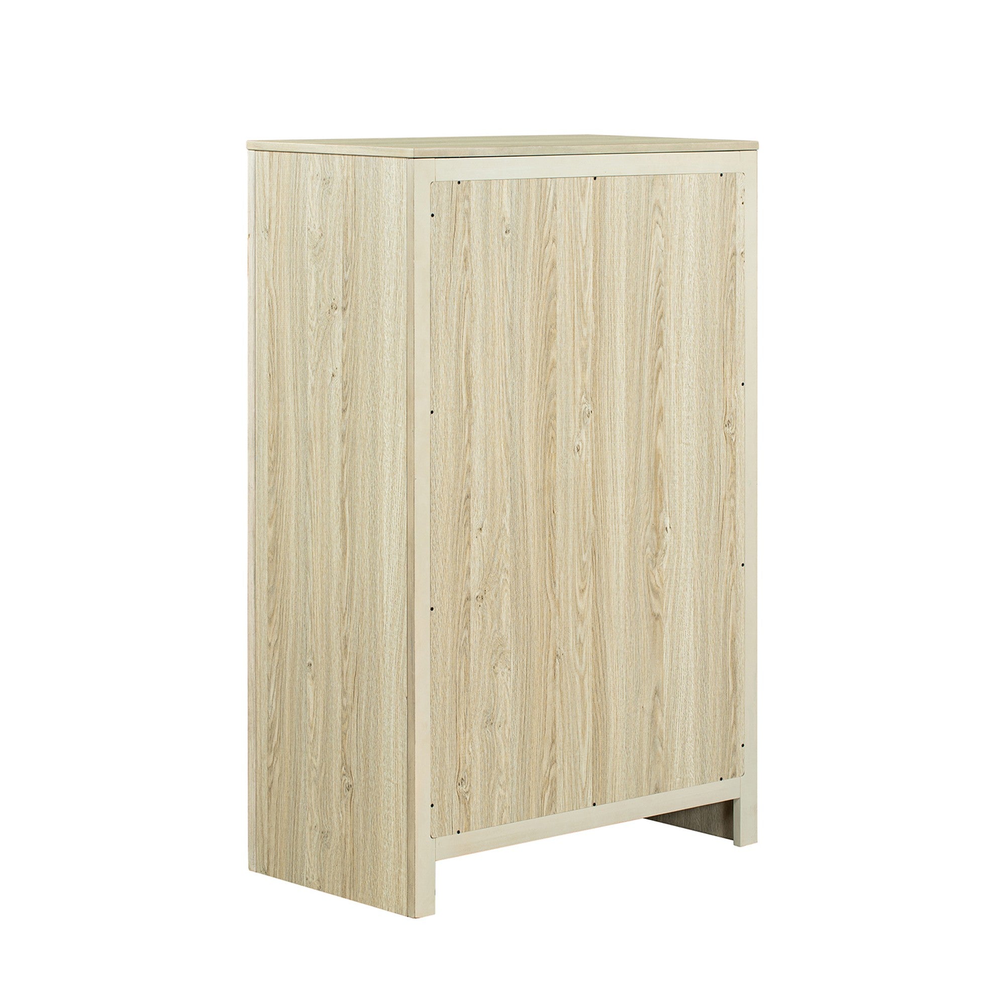 5 Drawers  32" W  Wood Chest in Maple