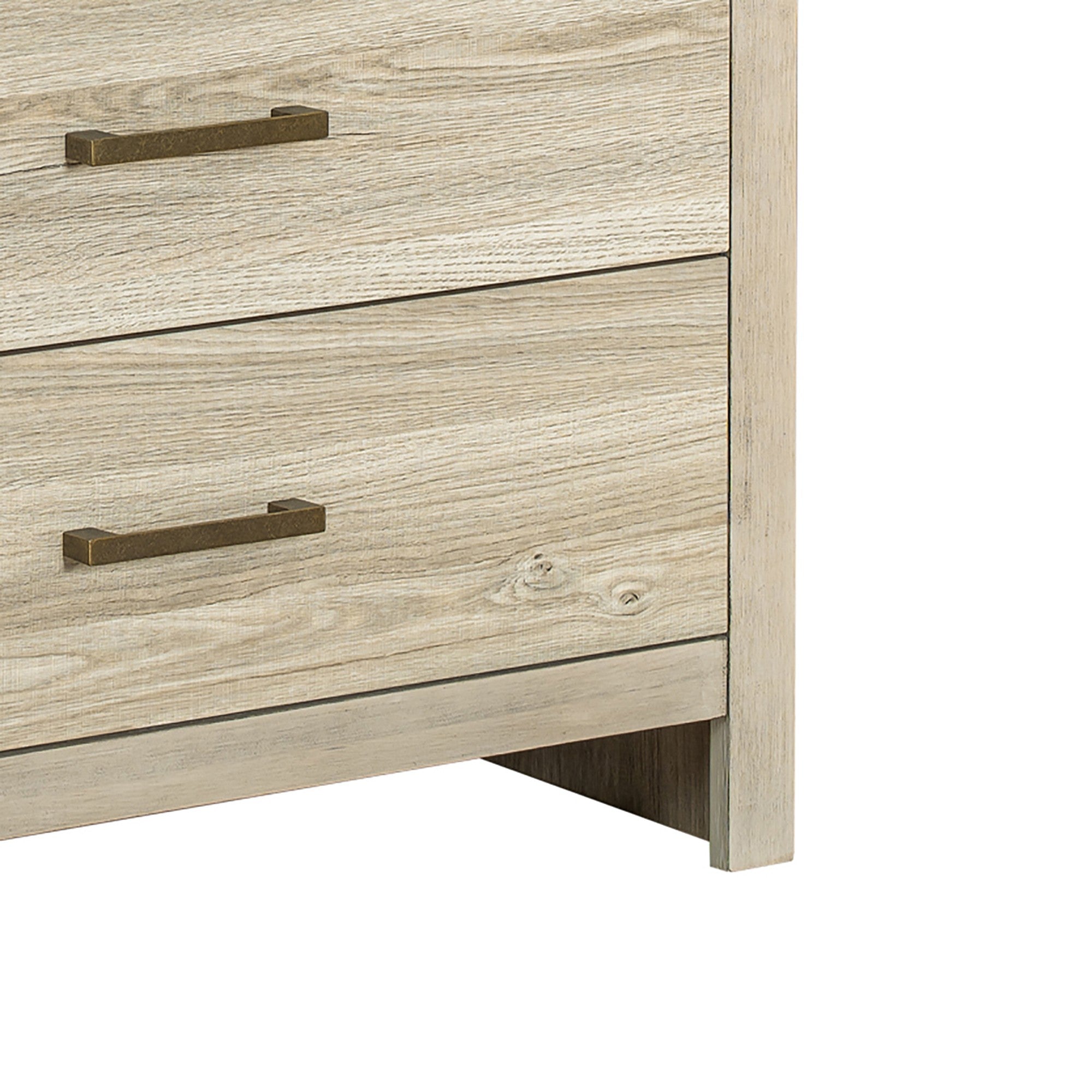 5 Drawers  32" W  Wood Chest in Maple
