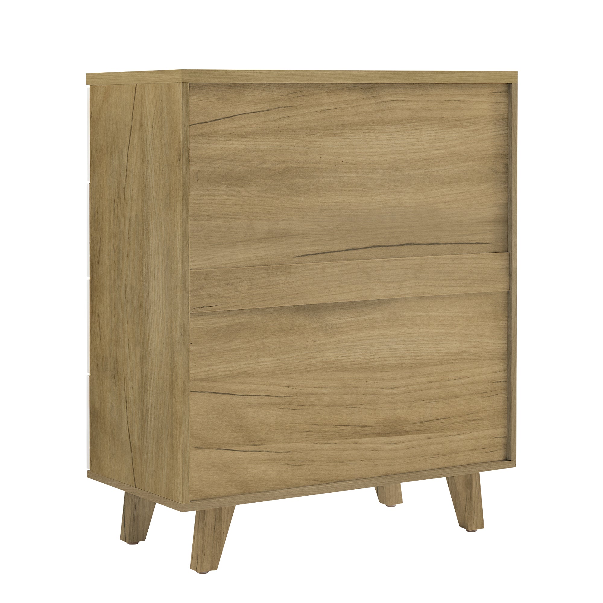 4-Drawer 32" W Wood Chest in Natural