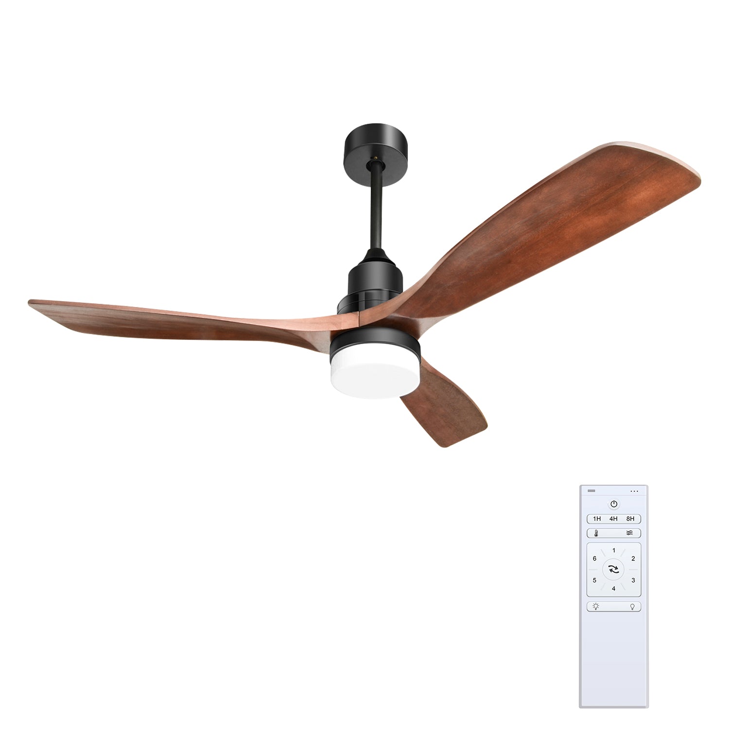 52" Ceiling Fan Light with 6 Speed Remote