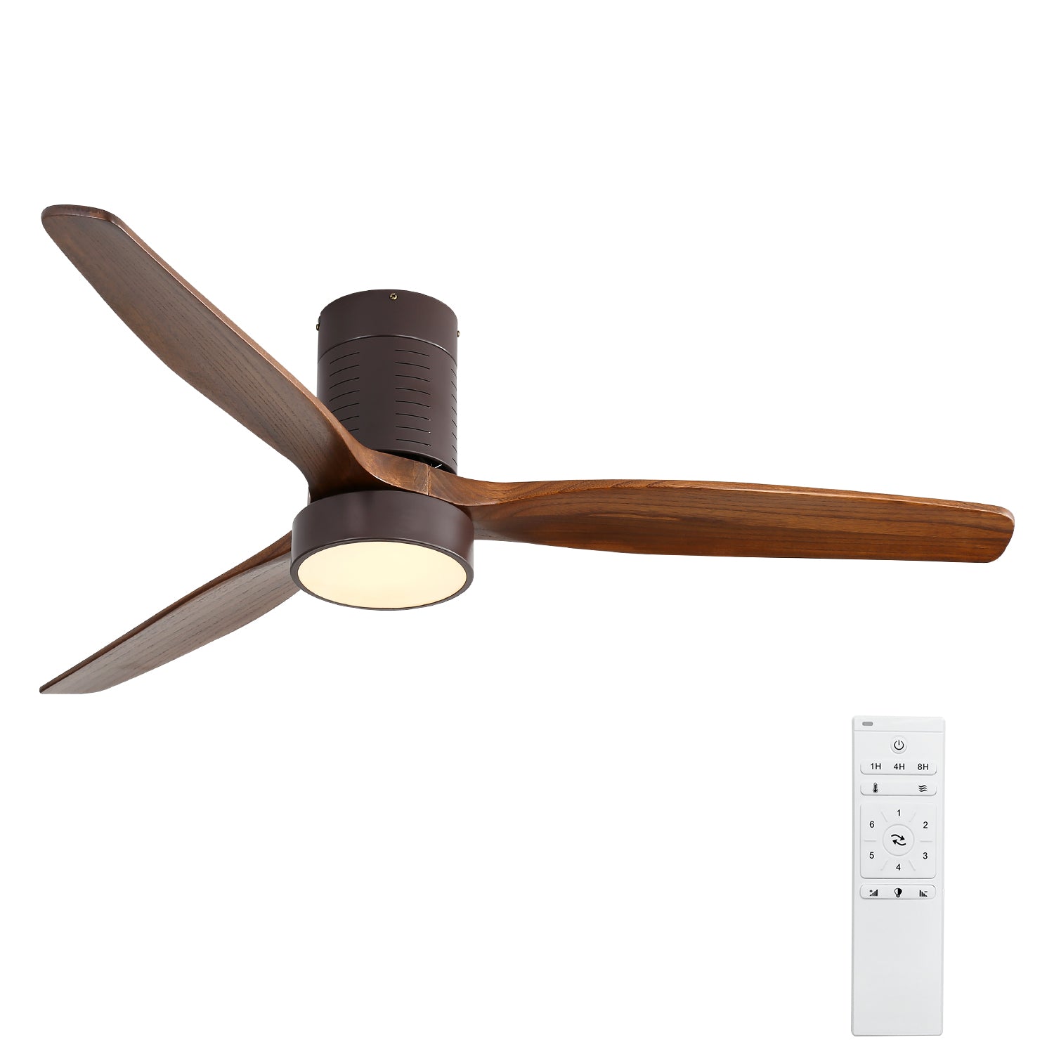 52" Indoor Ceiling Fan Light with Remote Control