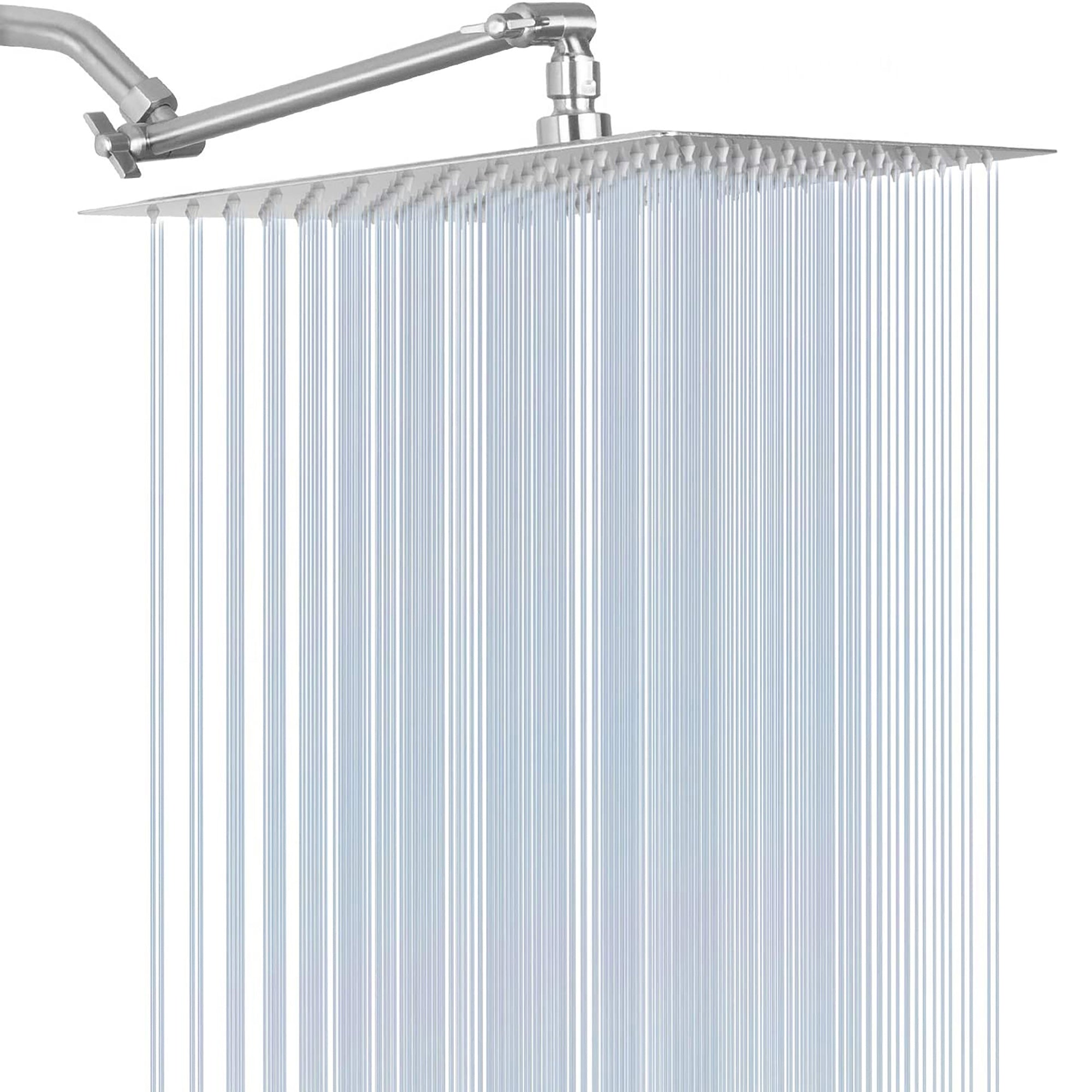 10 inch Wall-Mounted Square Stainless Steel Shower System