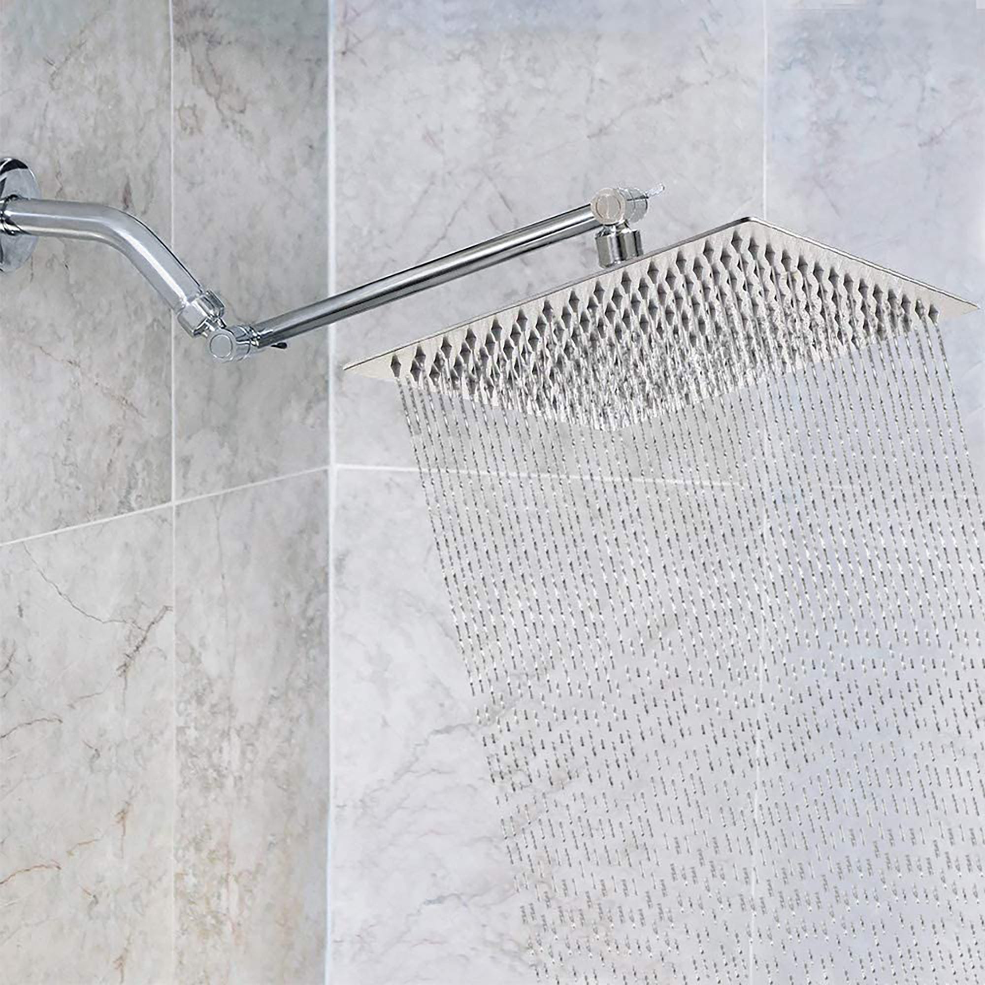 10 inch Wall-Mounted Square Stainless Steel Shower System