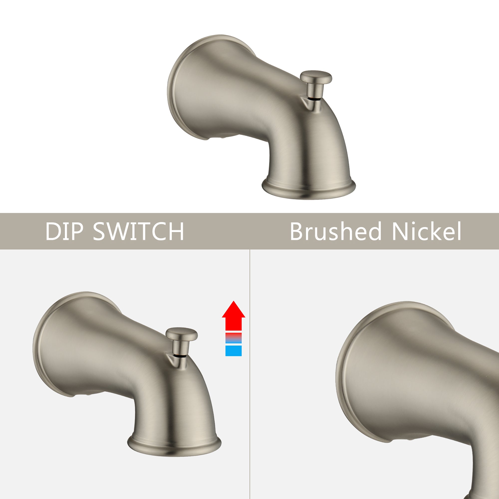 5 inch Wall-Mounted Round Shower System with Handheld Shower and head shower and Tub Faucet