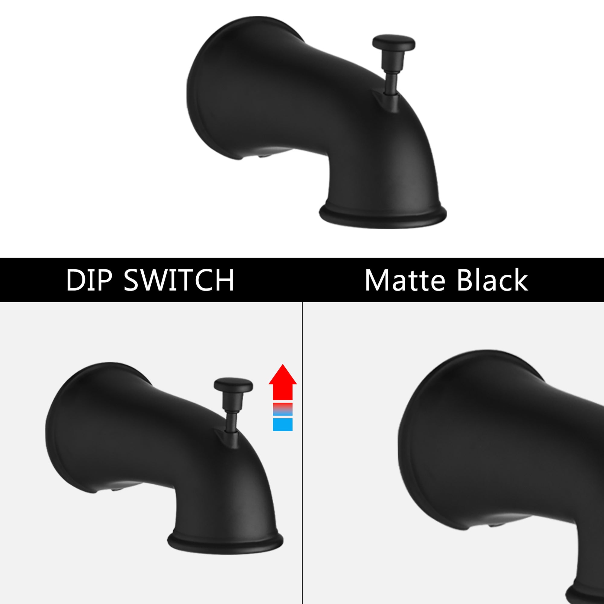 5 inch Wall-Mounted Round Shower System with Handheld Shower and head shower and Tub Faucet