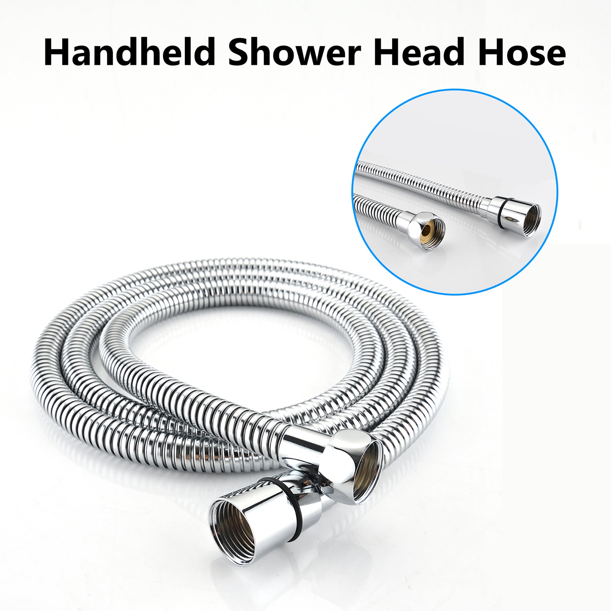 5 inch Wall-Mounted Round Completed Shower System with Handheld Shower and head shower and Tub Faucet