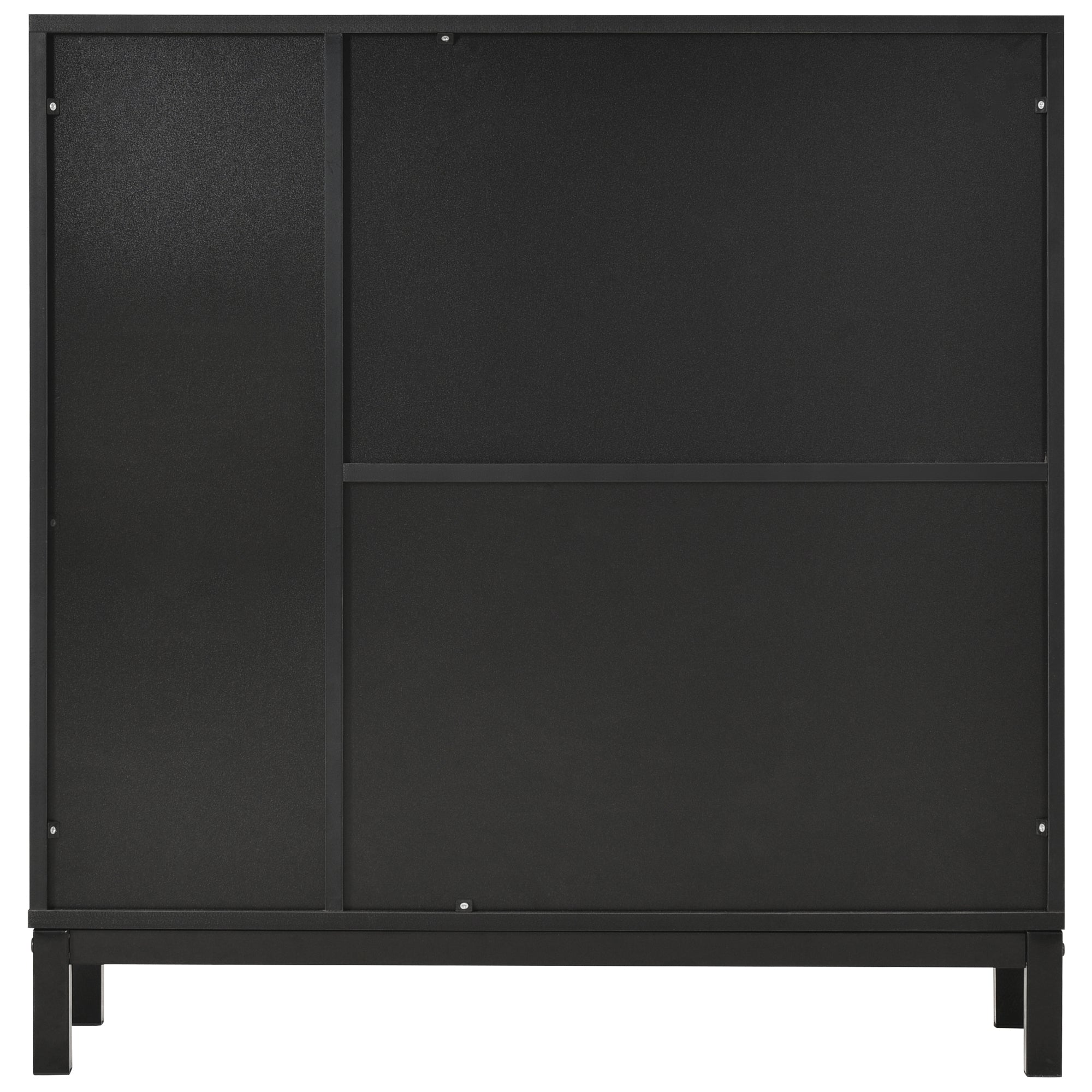 54-inch Wood Buffet with Wine Rack