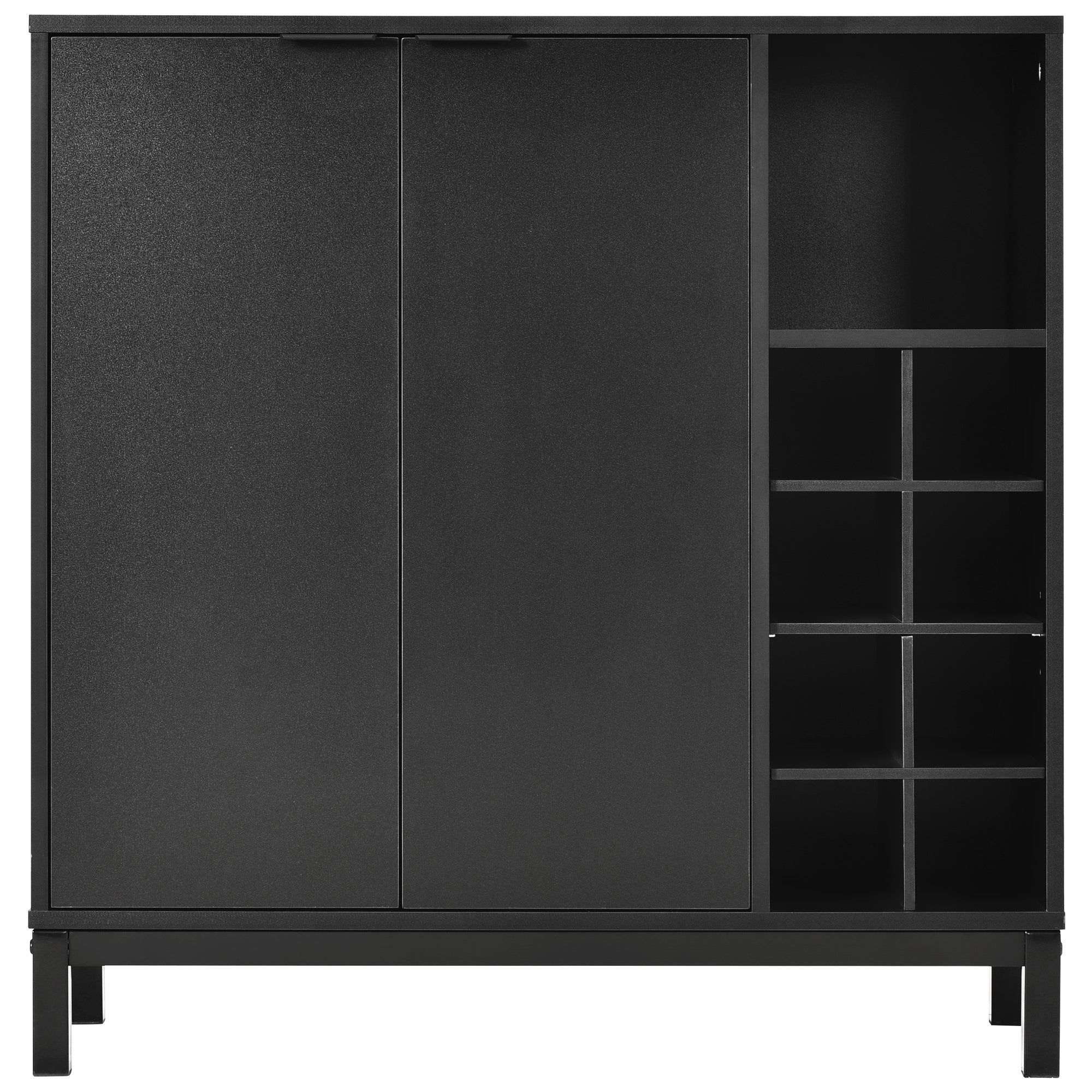 54-inch Wood Buffet with Wine Rack