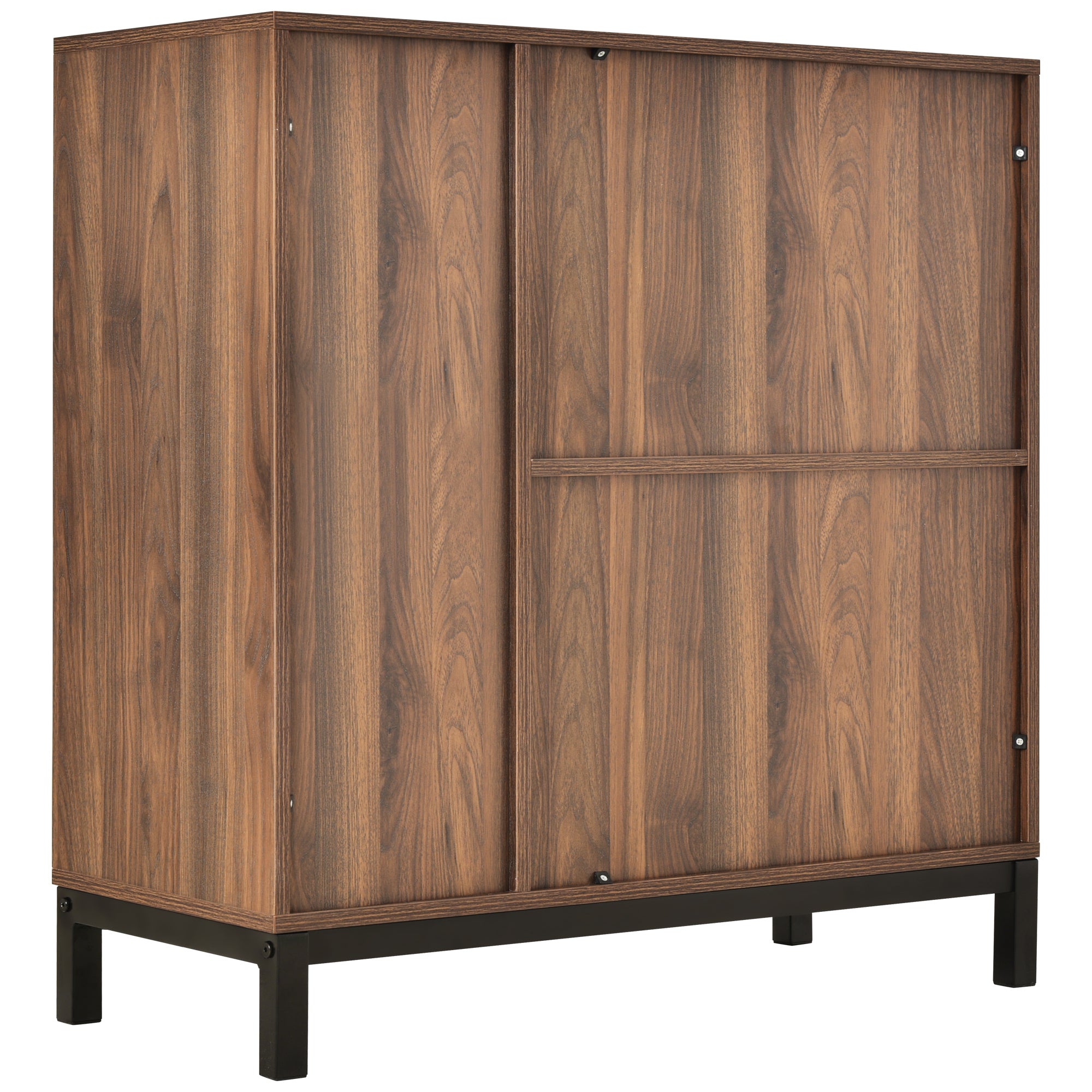 54-inch Wood Buffet with Wine Rack