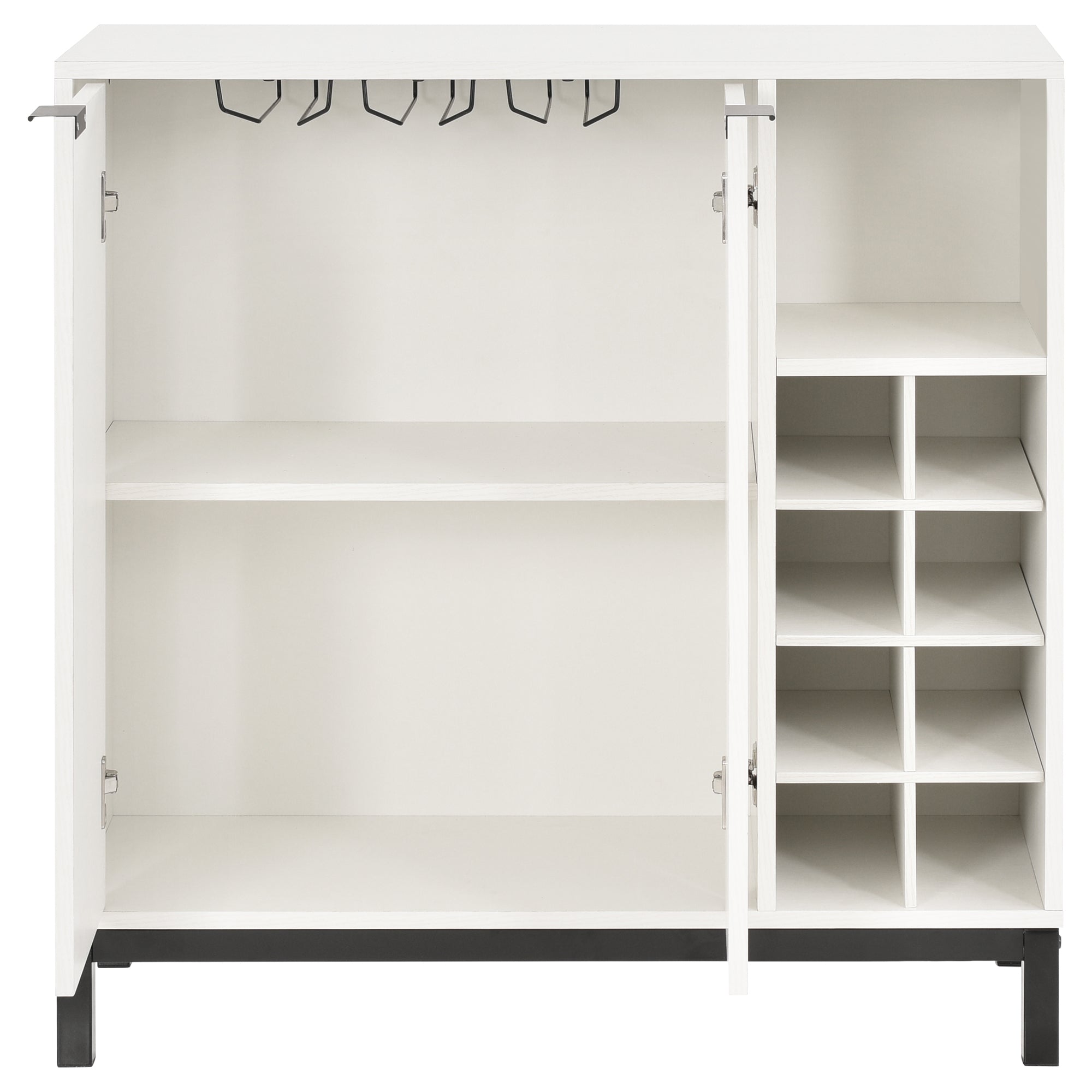 54-inch Wood Buffet with Wine Rack
