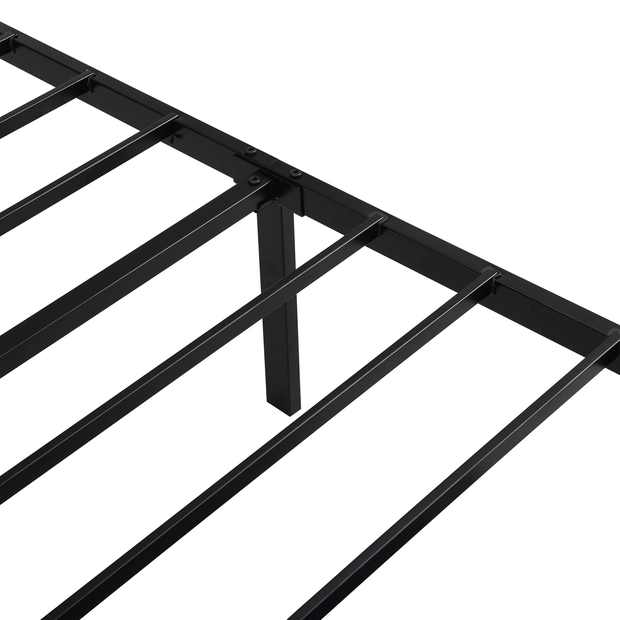Twin/Queen/Full Metal Frame Linen Platform Bed with Drawer
