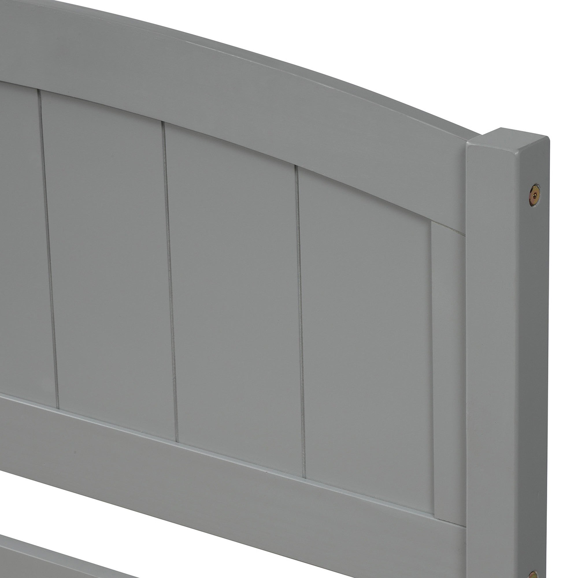 Twin Wood Frame Platform Bed with 2 Drawers