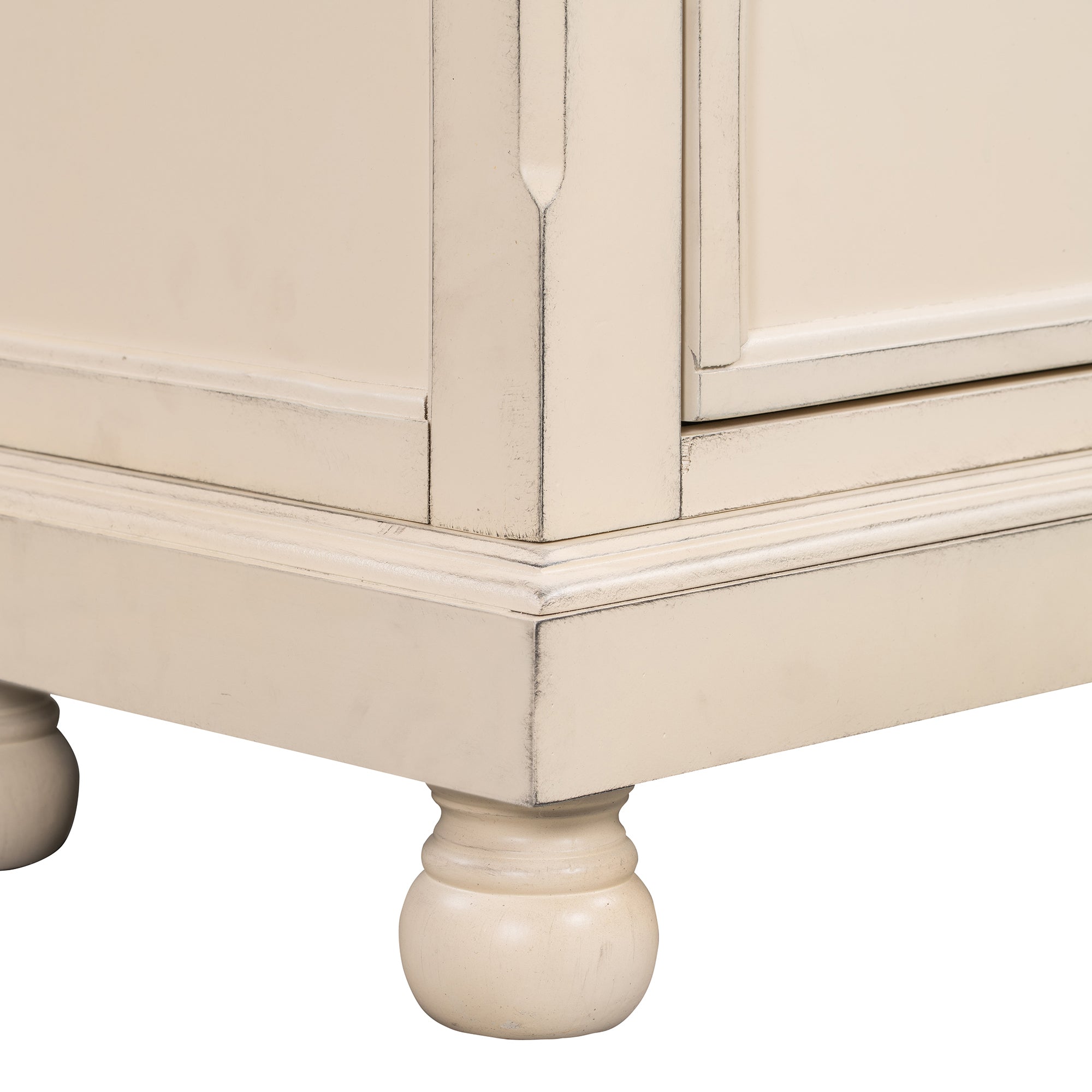 3-Drawer Wood Nightstand
