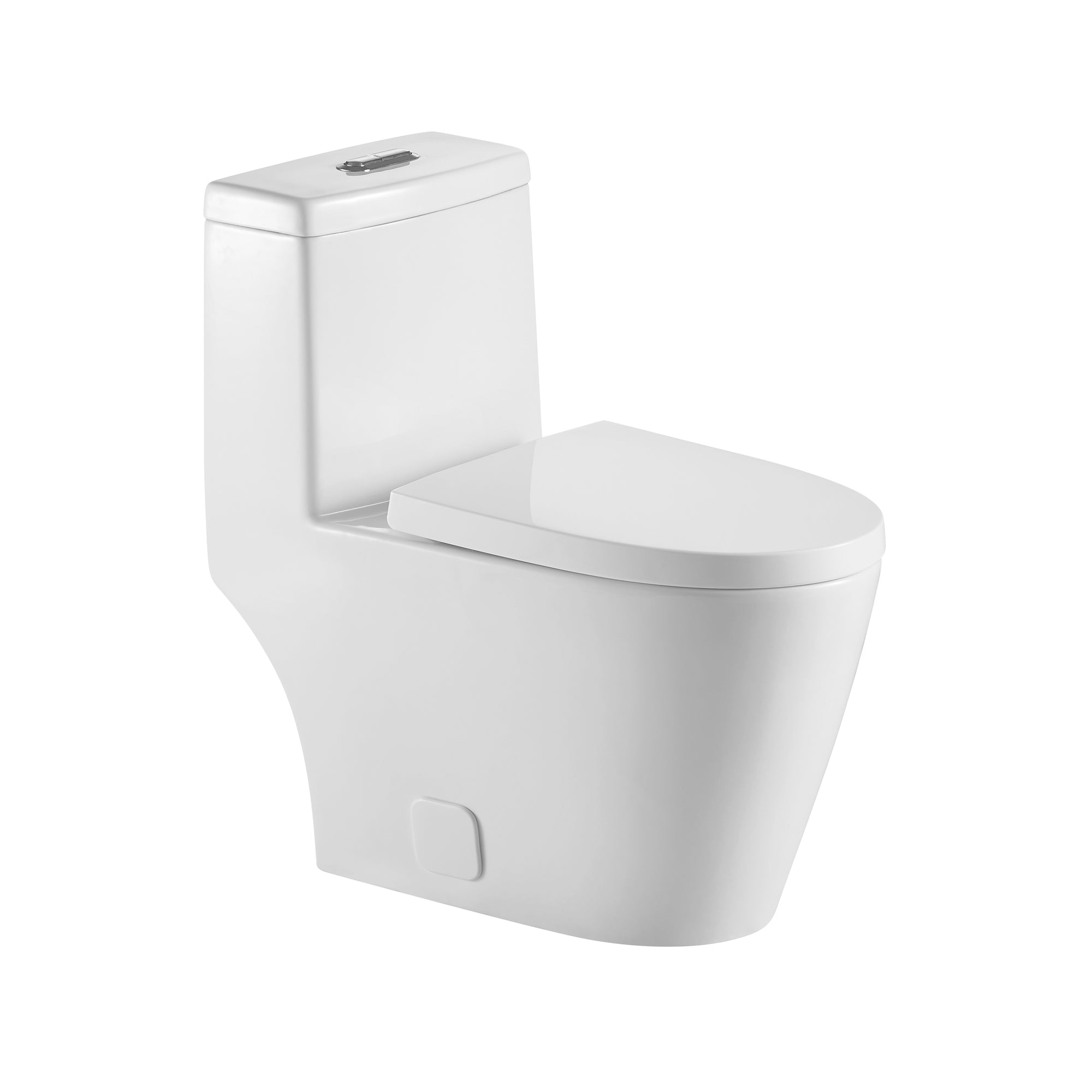 12 inches 0.88/1.2GPF Dual Flush One-Piece Toilet with Soft Close Seat