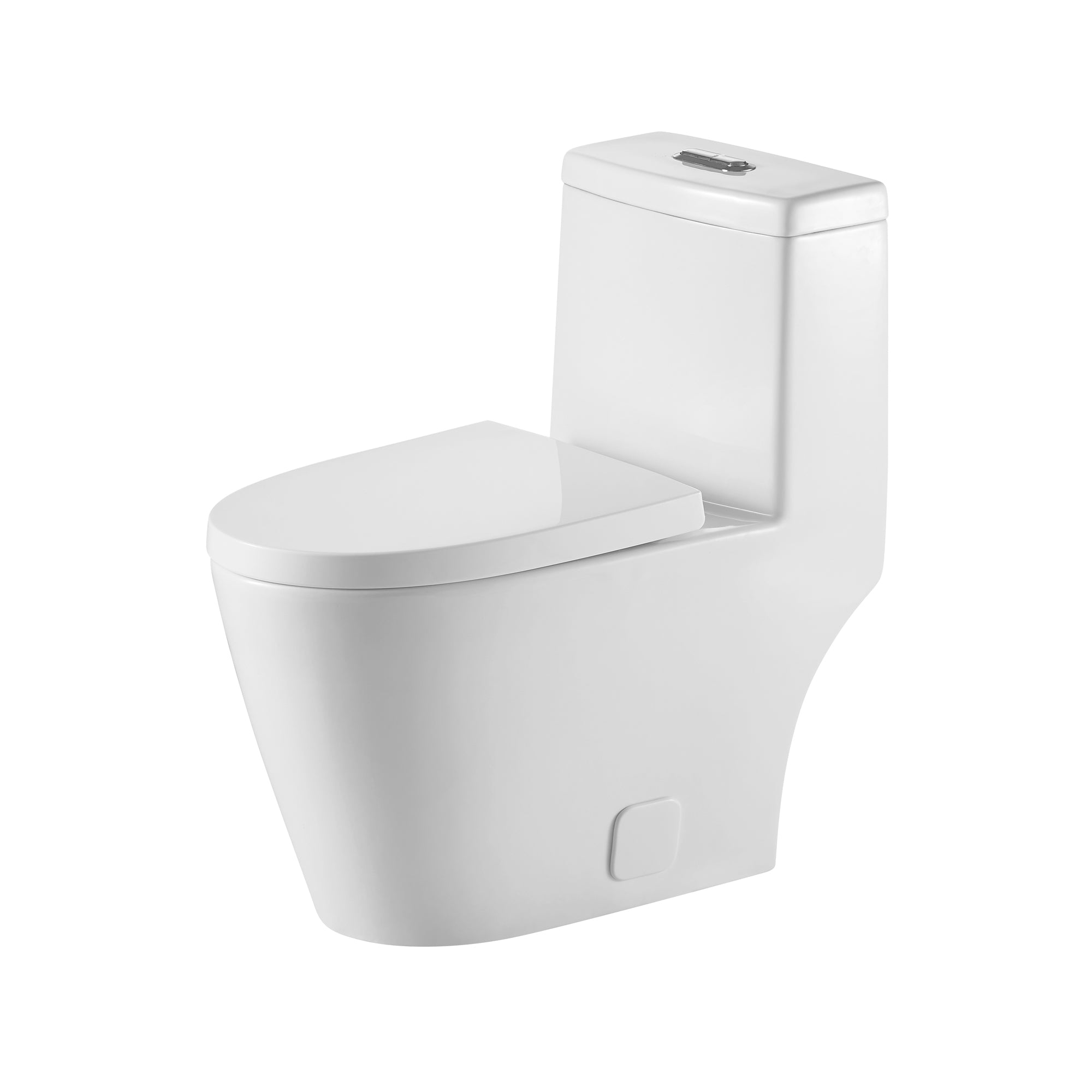 12 inches 0.88/1.2GPF Dual Flush One-Piece Toilet with Soft Close Seat