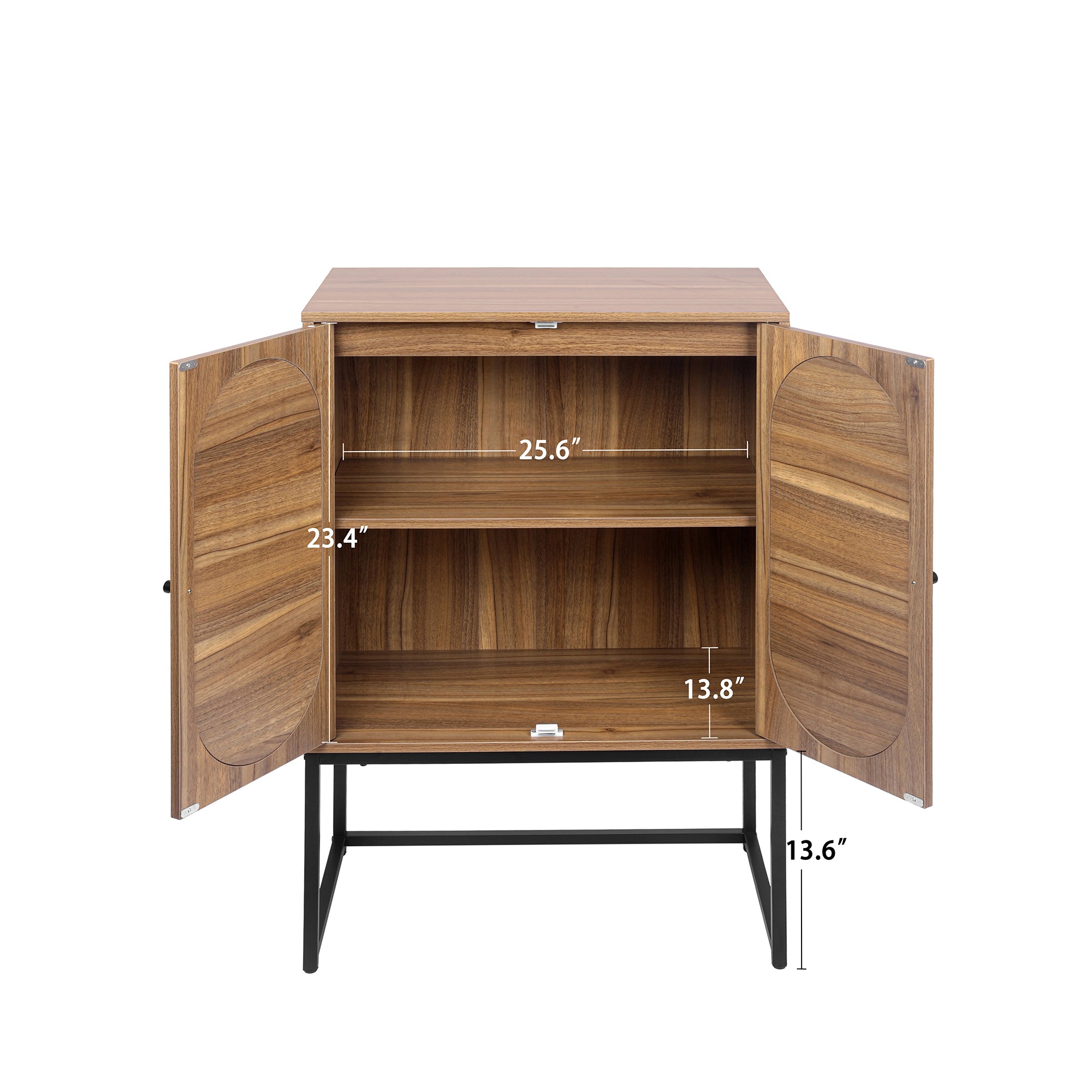 41" Tall  2-door Accent Cabinet with Adjustable Inner Shelves