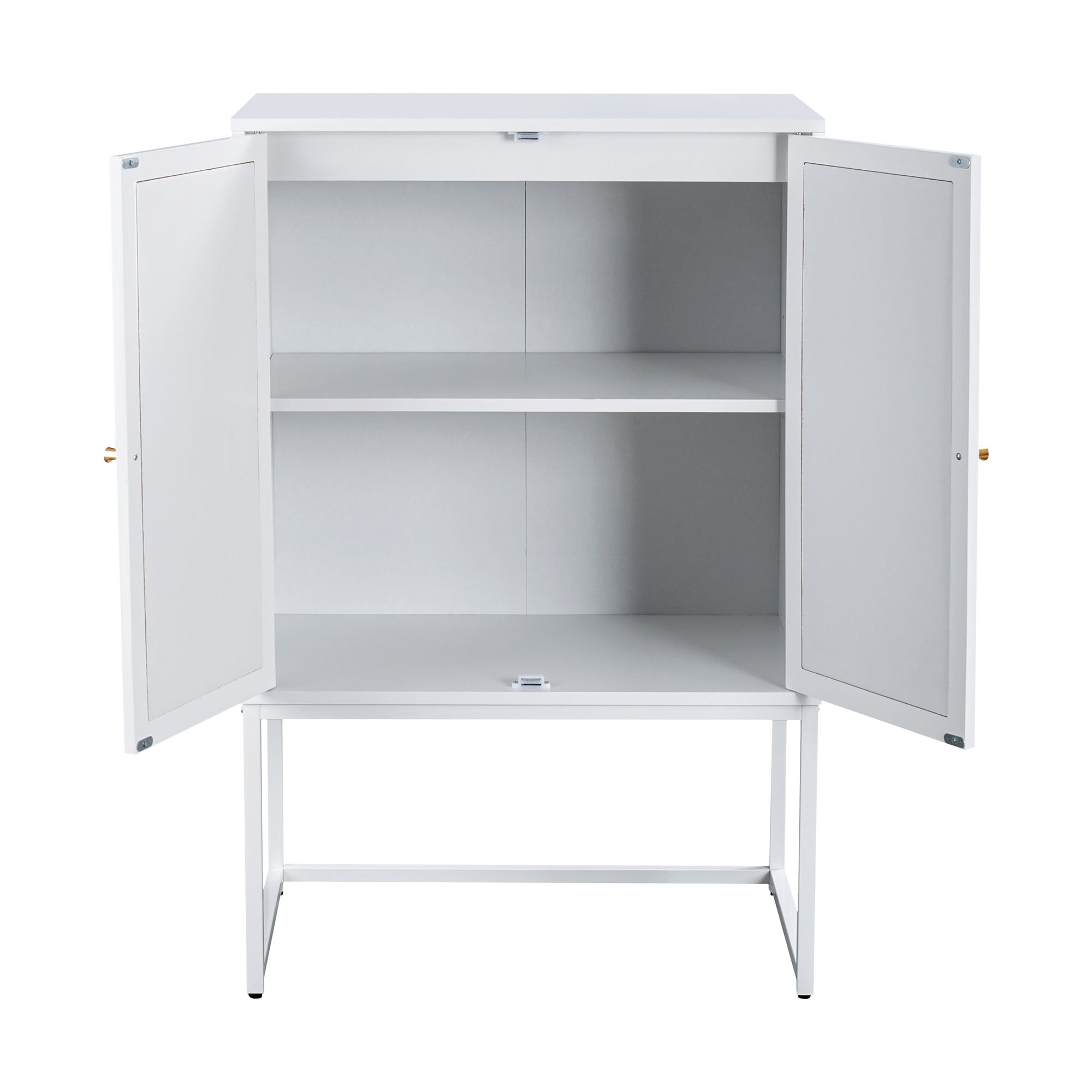 41" Tall  2-door Accent Cabinet with Adjustable Inner Shelves