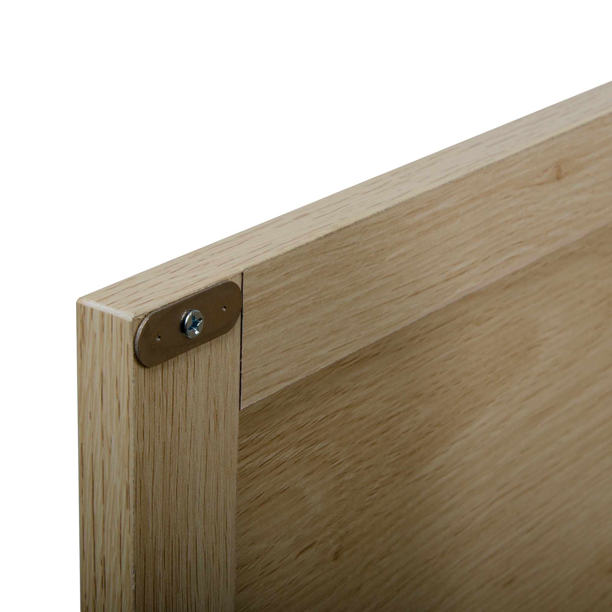 32" Tall Wood 2-door Accent Cabinet with Rattan Door
