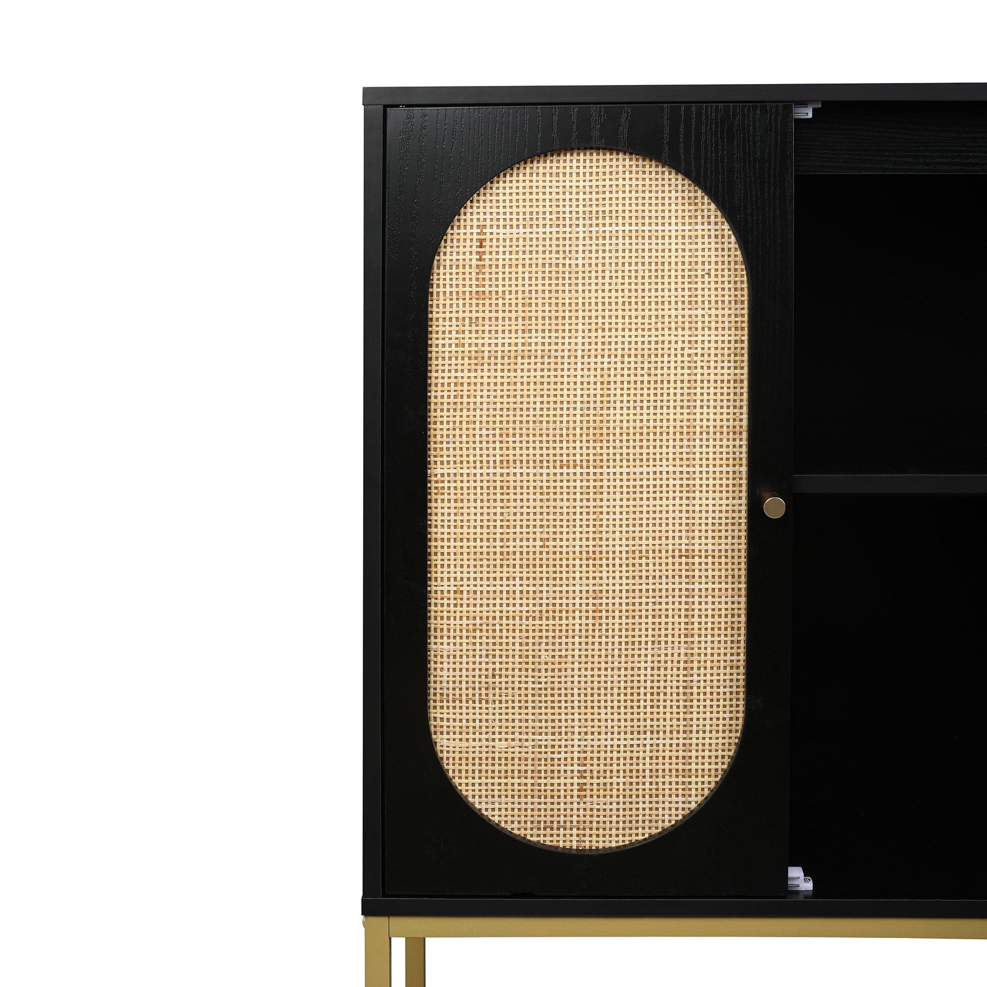 40" Tall  2-door Accent Cabinet with Adjustable Inner Shelves