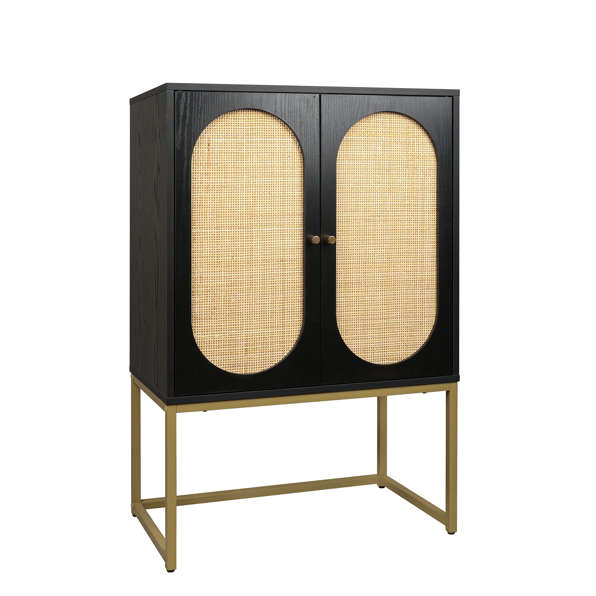 40" Tall  2-door Accent Cabinet with Adjustable Inner Shelves