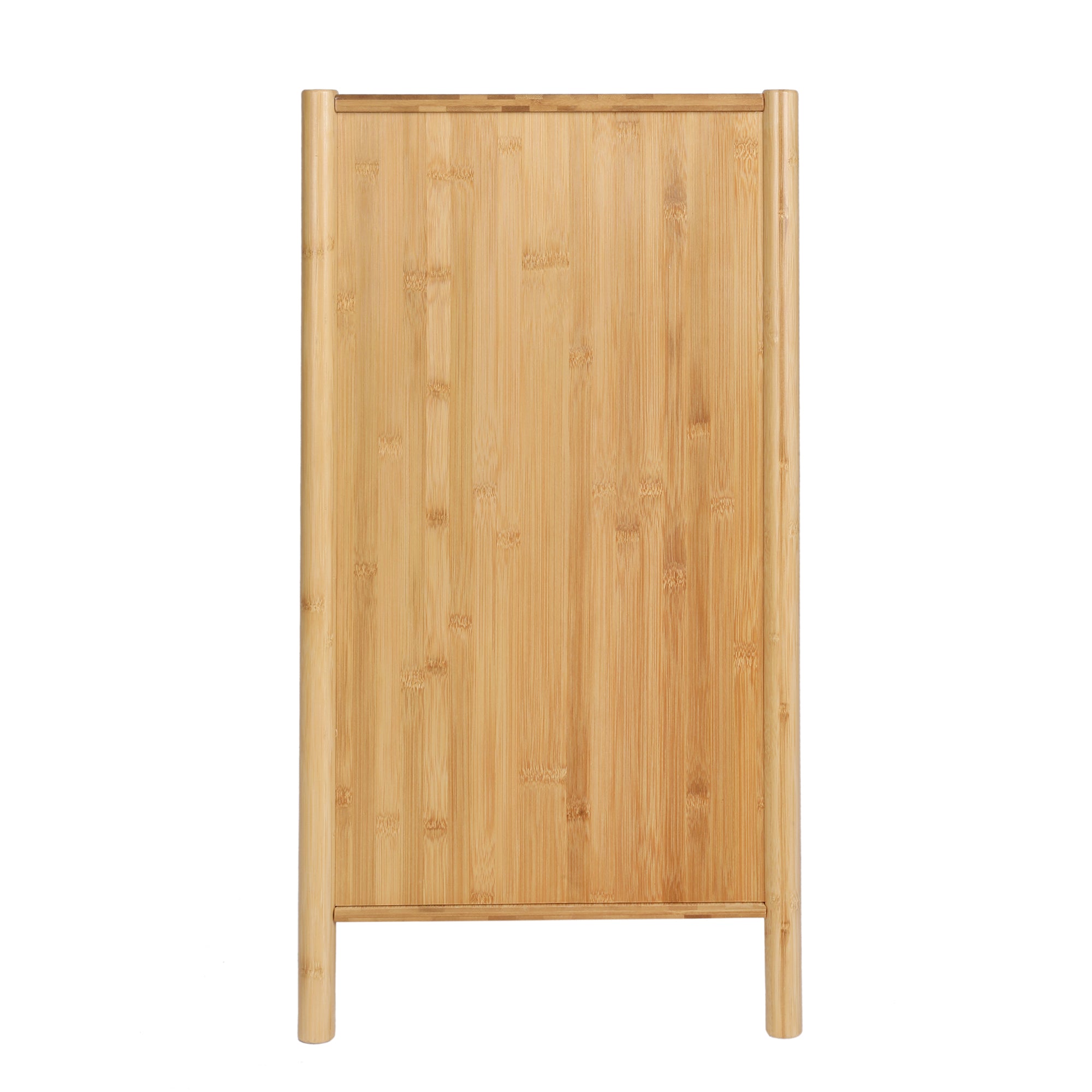 32" Tall Bamboo 2-door Accent Cabinet with Adjustable Inner Shelves