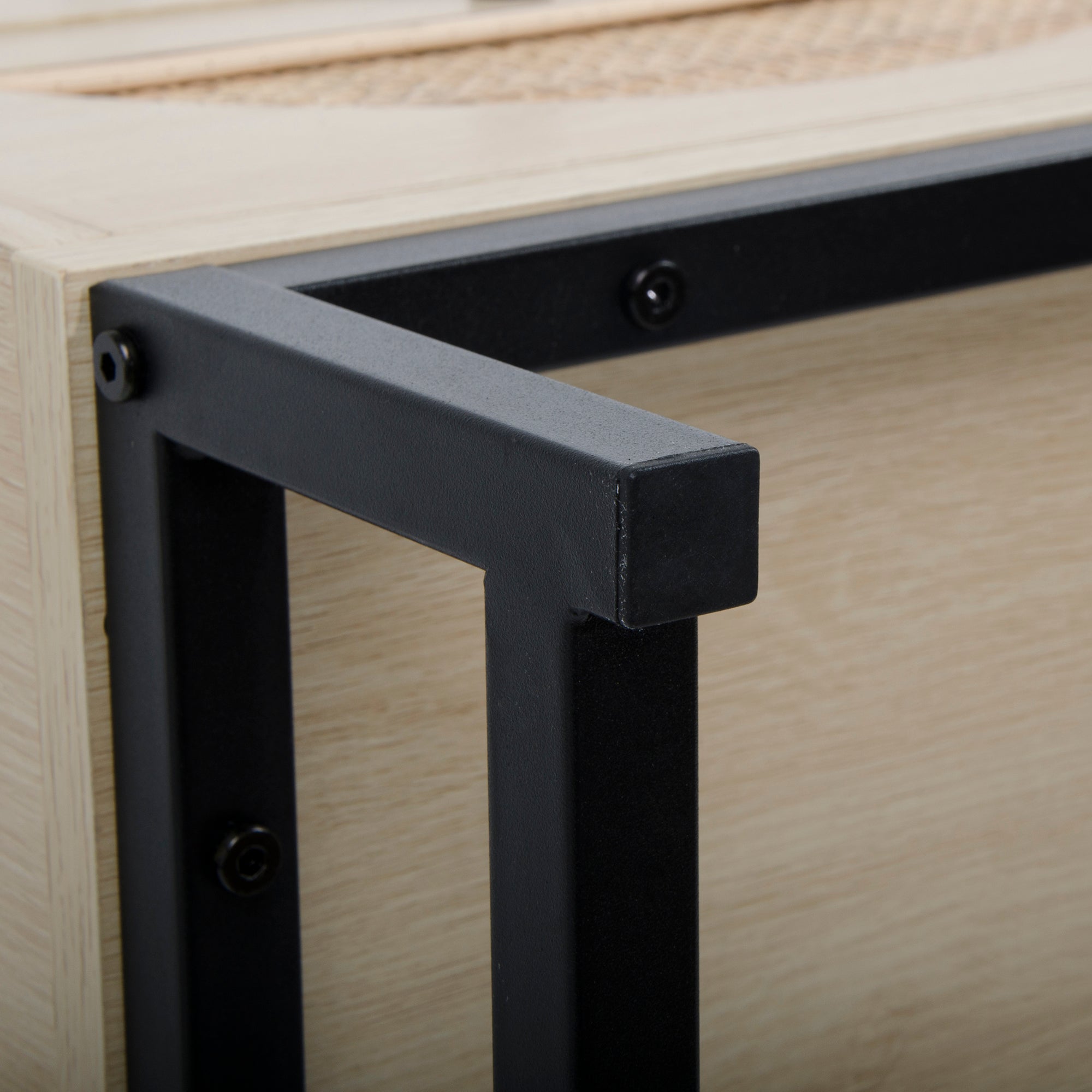 4-Drawer 19" W Wood Chest in Natural
