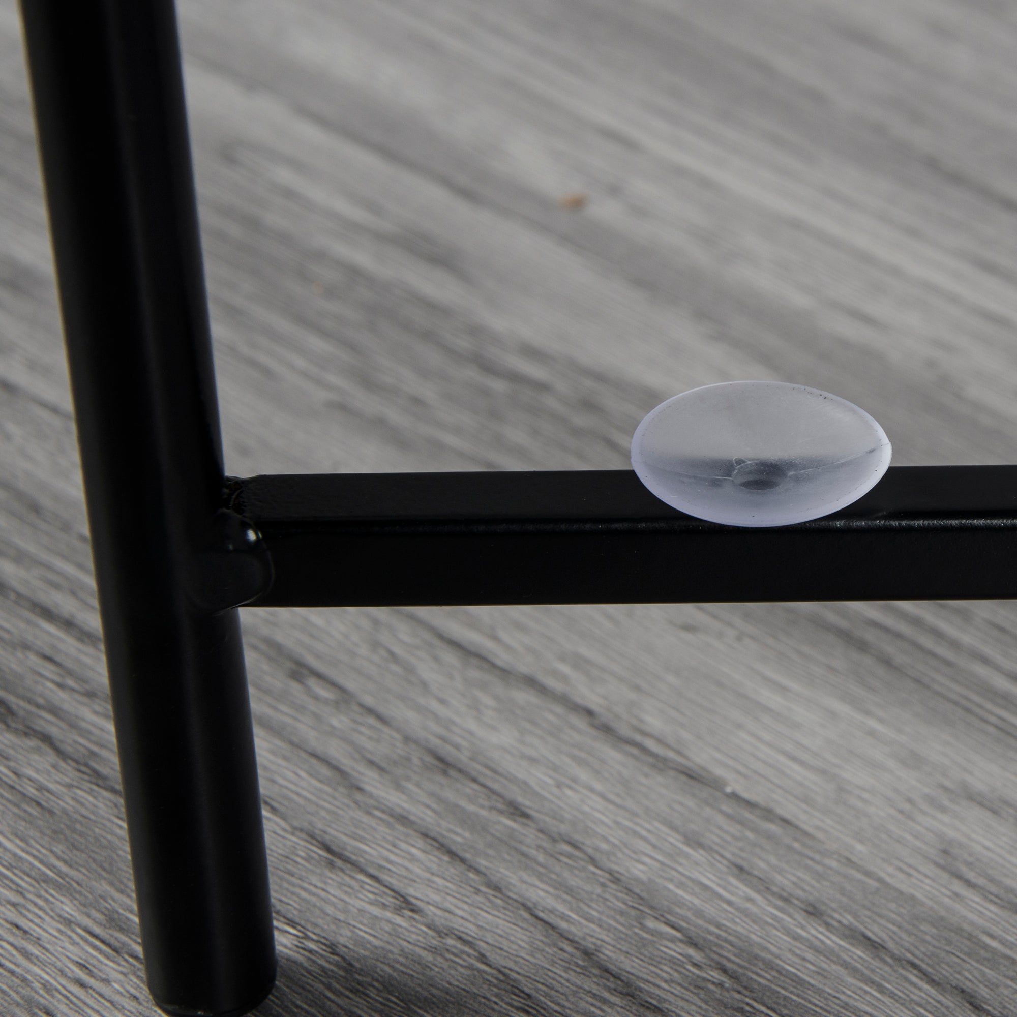 Round End Table with Metal Legs for Living Bedroom