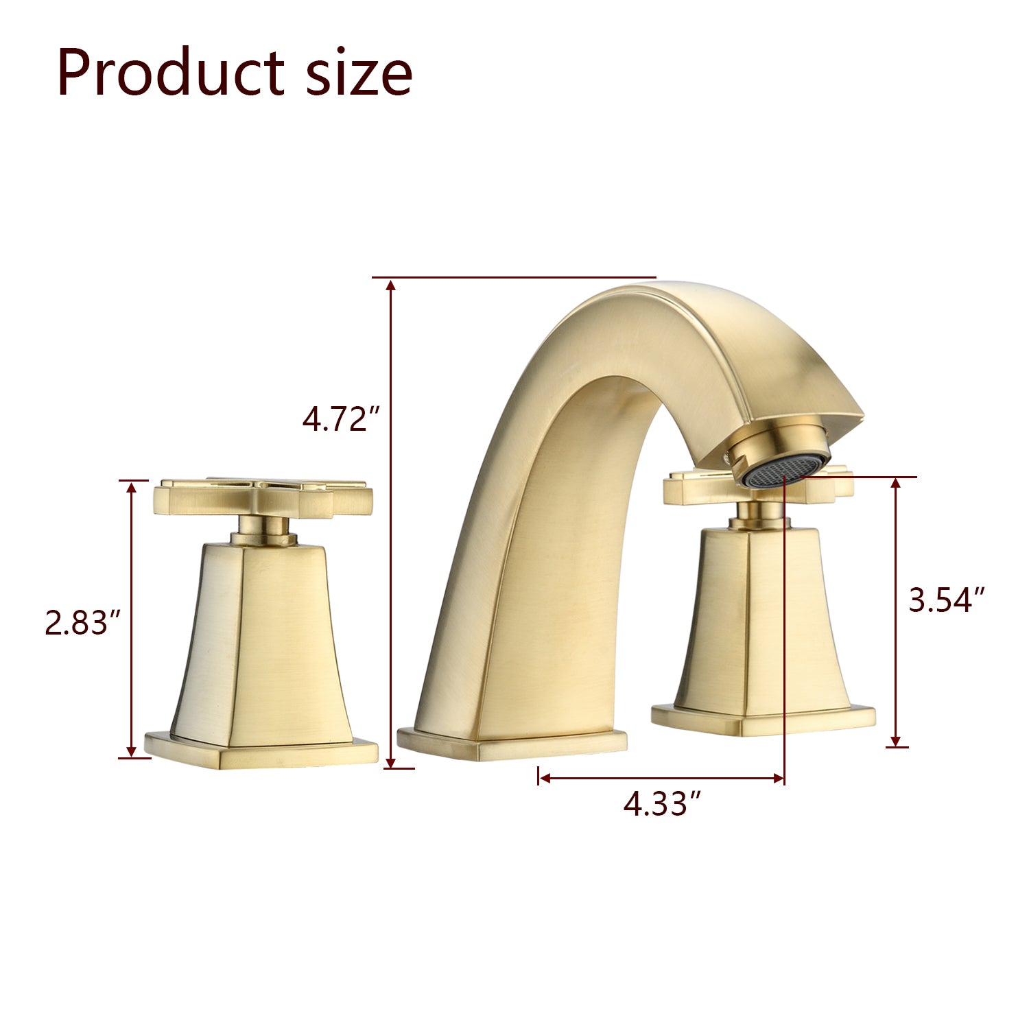 Widespread Double Handle Bathroom Faucet with Drain Assembly