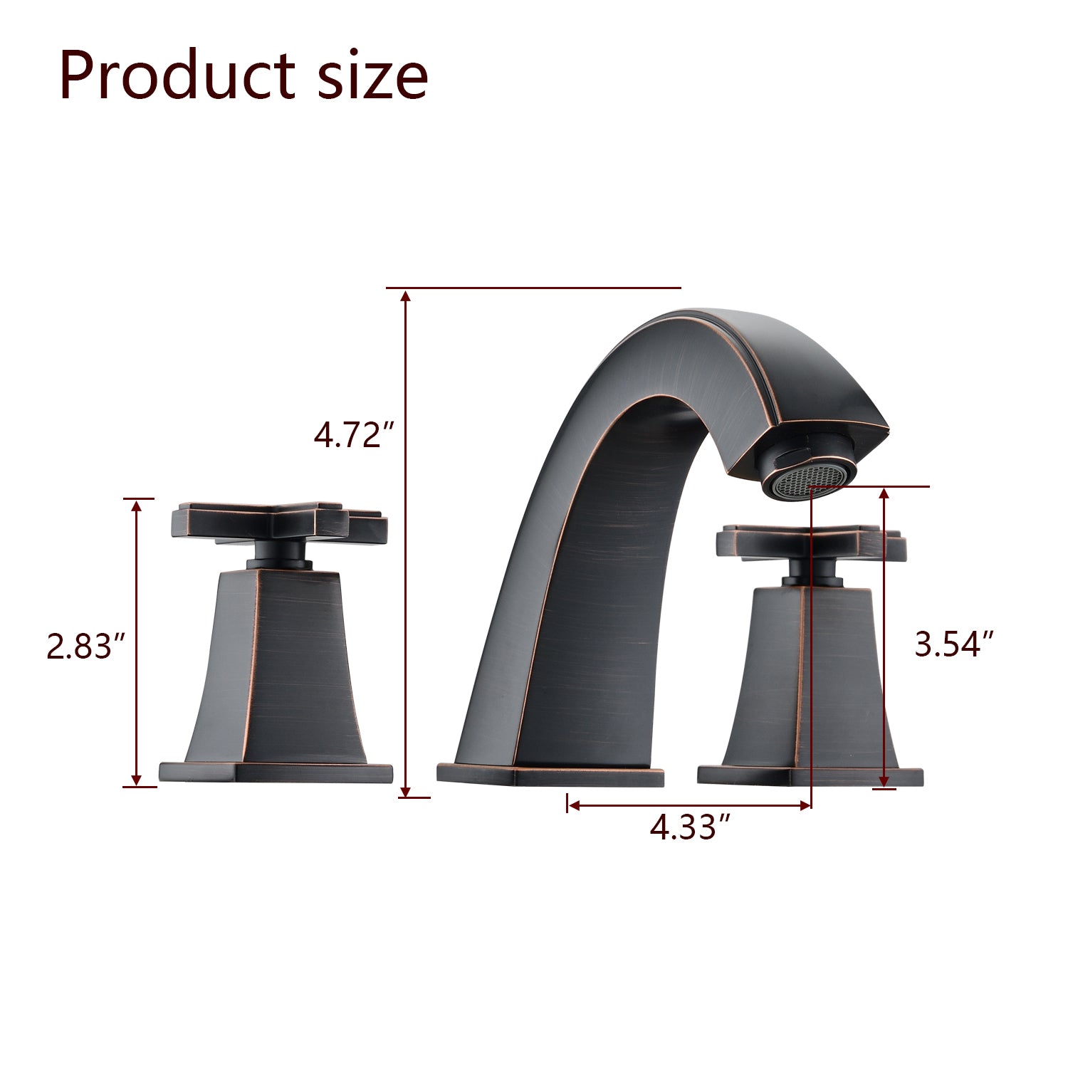 Widespread Double Handle Bathroom Faucet with Drain Assembly