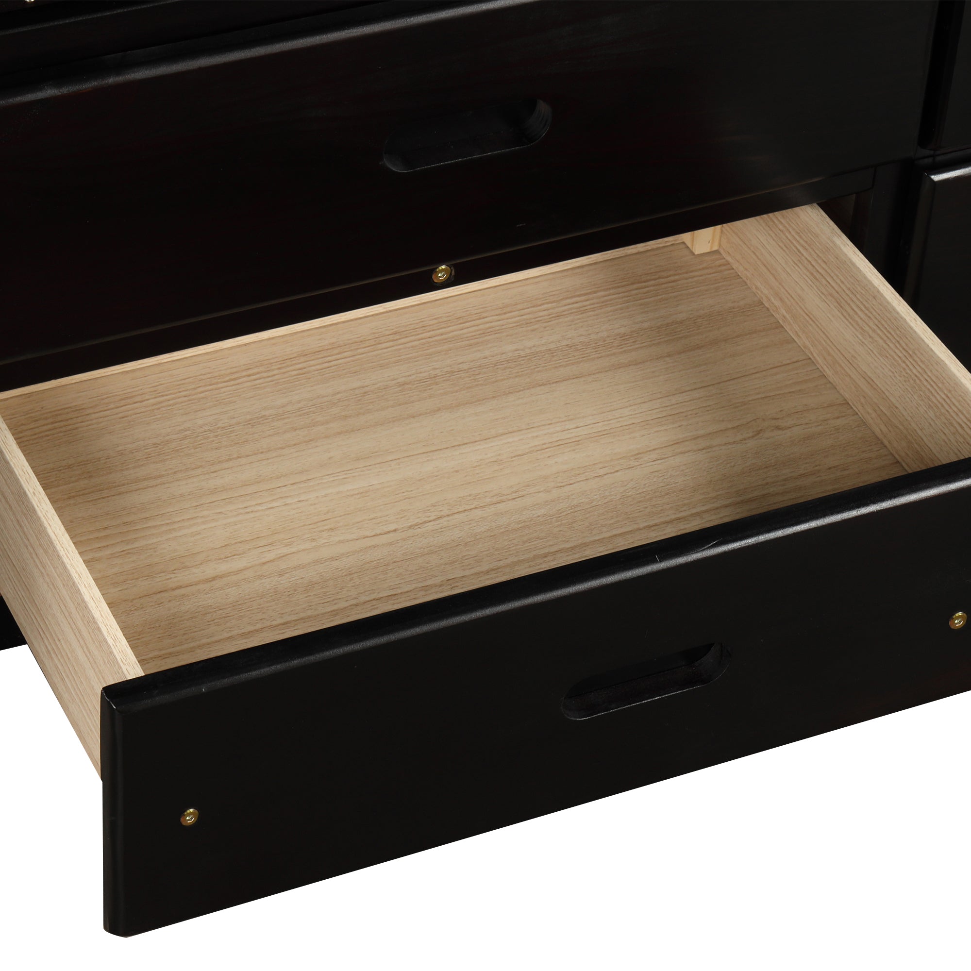 Twin Solid Wood Frame Platform Bed with 6 Drawers
