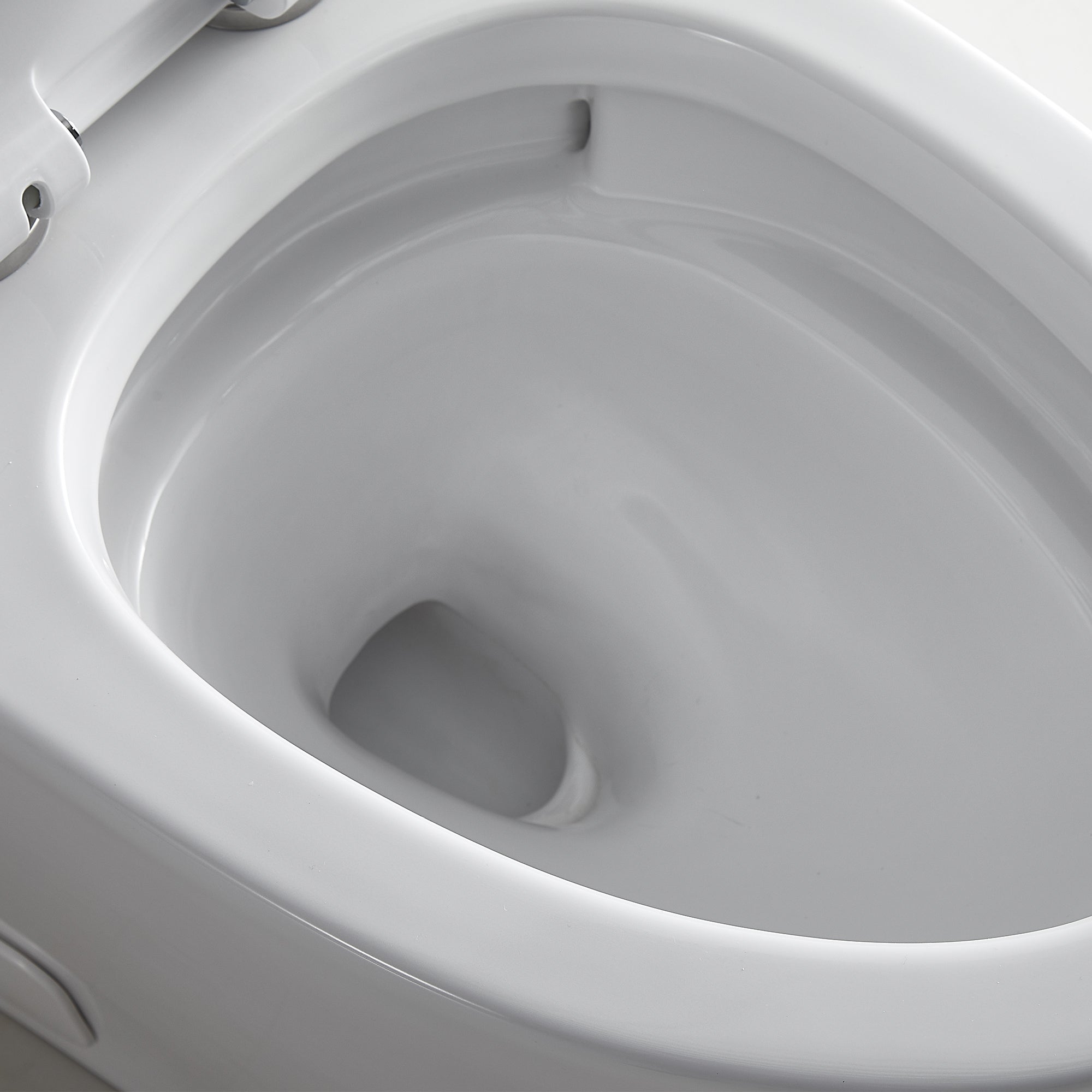 1-piece 0.88/1.28 GPF Dual Flush Elongated Toilet in White Seat Included