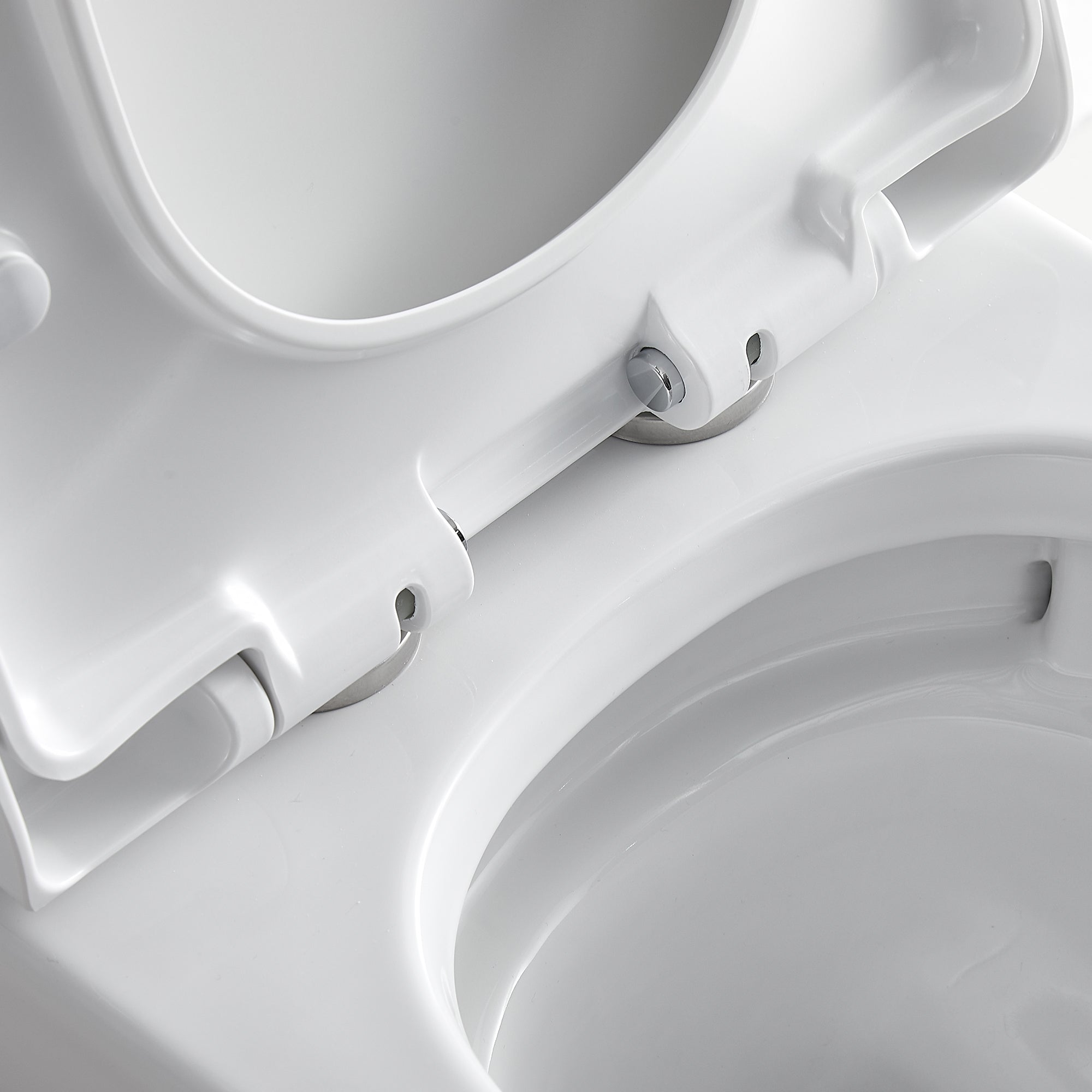 1-piece 0.88/1.28 GPF Dual Flush Elongated Toilet in White Seat Included