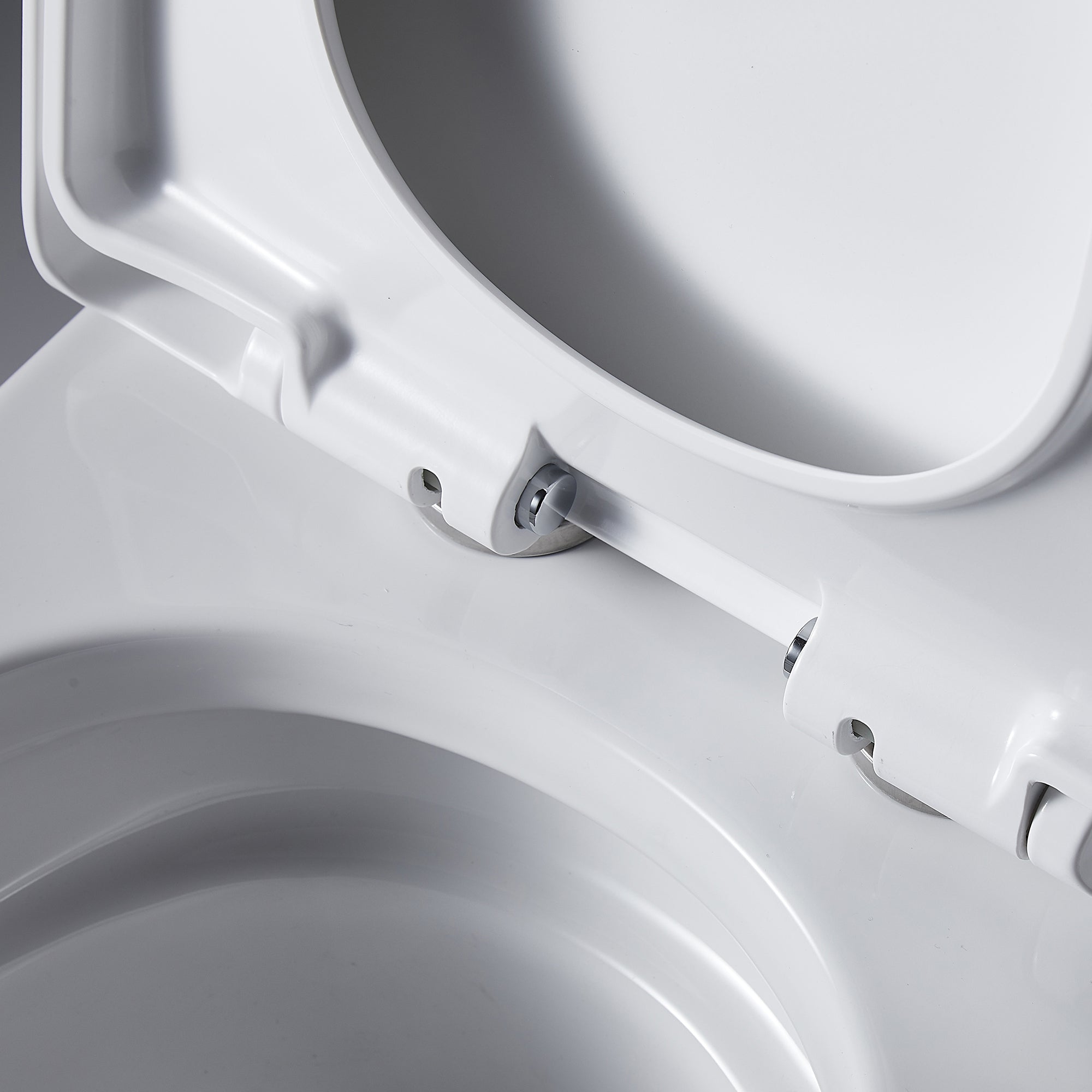 1-piece 0.88/1.28 GPF Dual Flush Elongated Toilet in White Seat Included