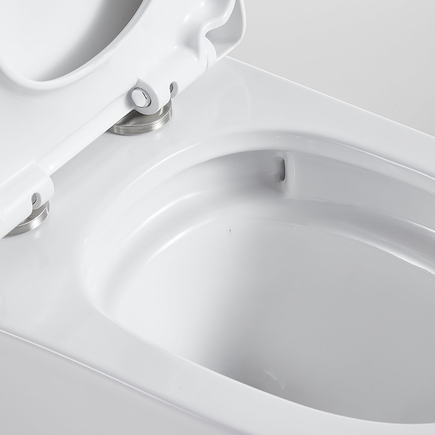 1-piece 0.88/1.28 GPF Dual Flush Elongated Toilet in White Seat Included