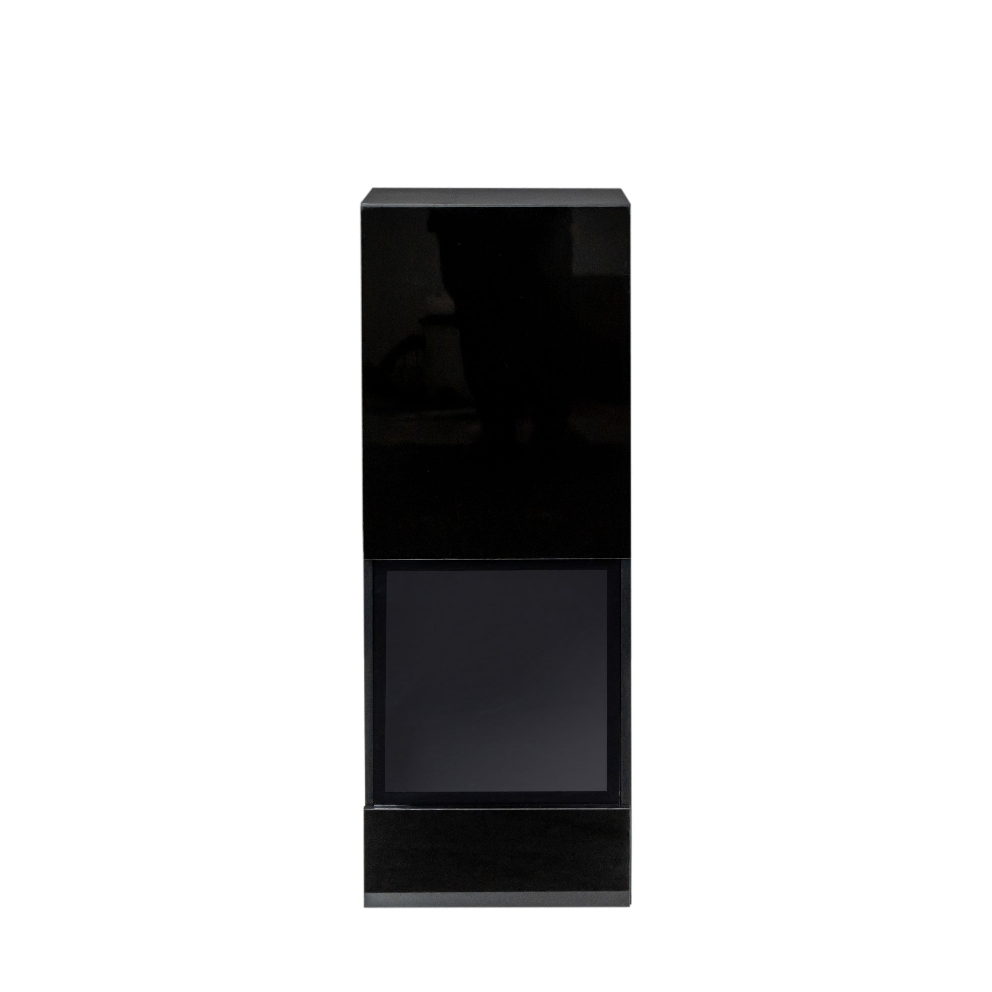 41" Tall Wood Wall Mount Media Storage Cabinets with 2 Shelves