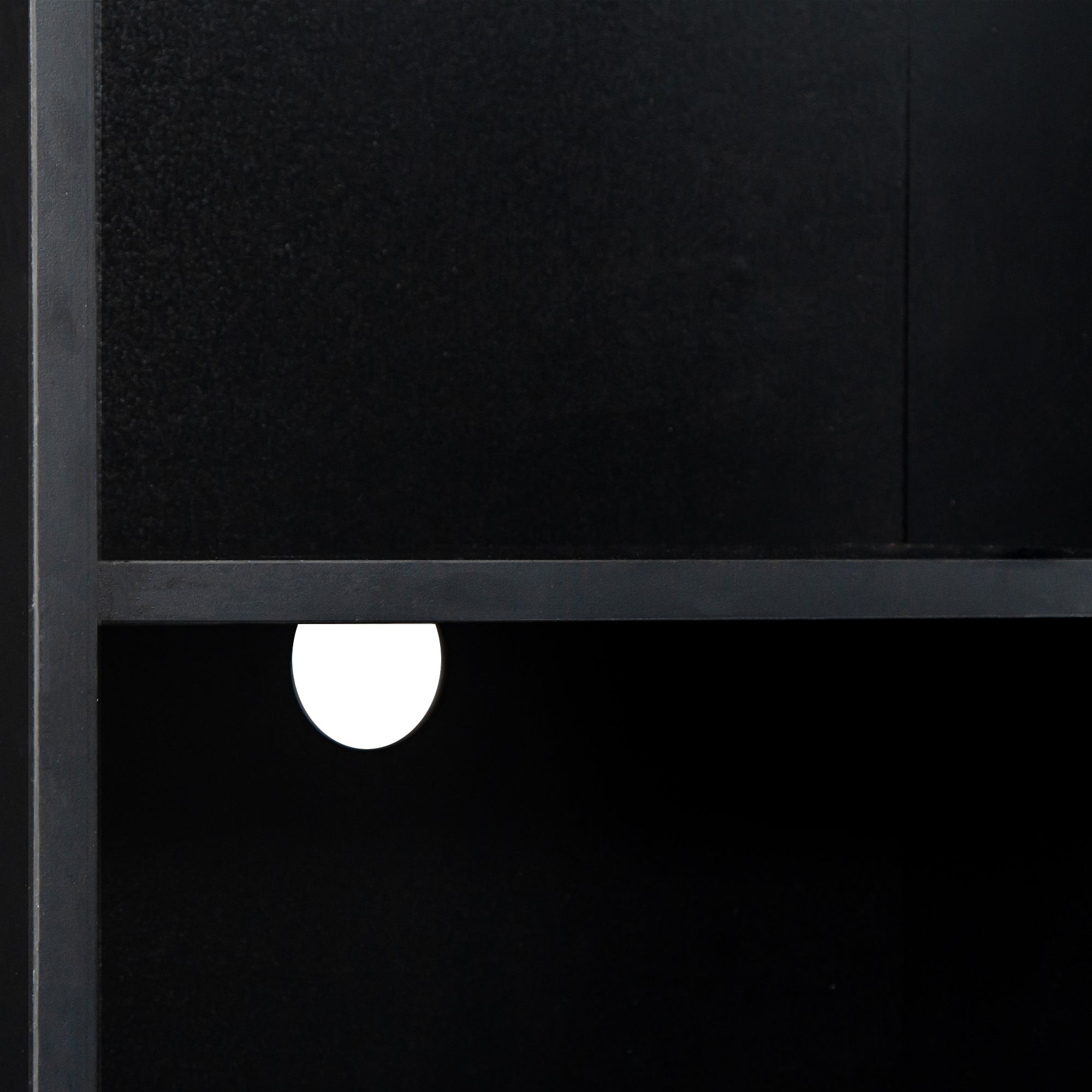41" Tall Wood Wall Mount Media Storage Cabinets with 2 Shelves