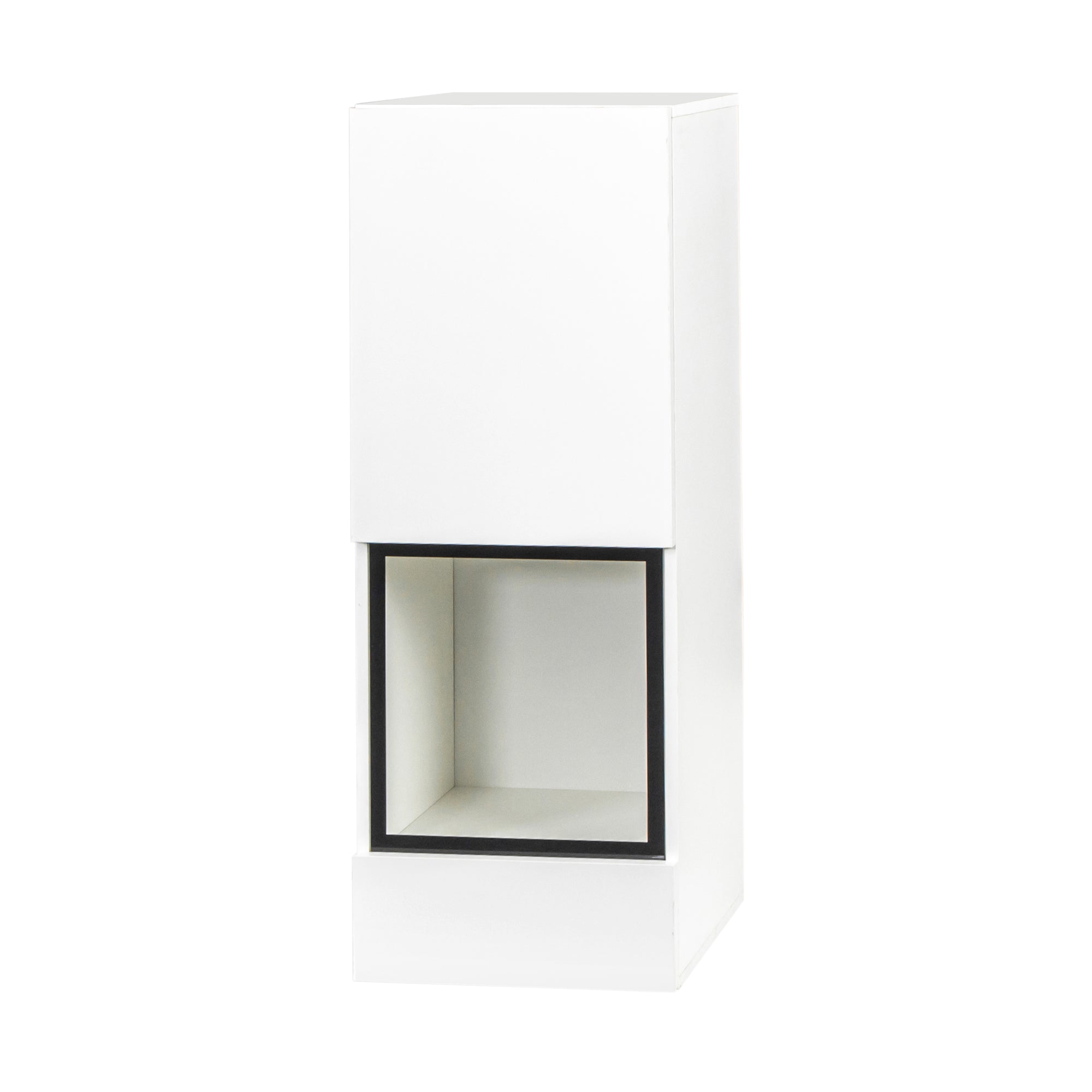 41" Tall Wood Wall Mount Media Storage Cabinets with 2 Shelves