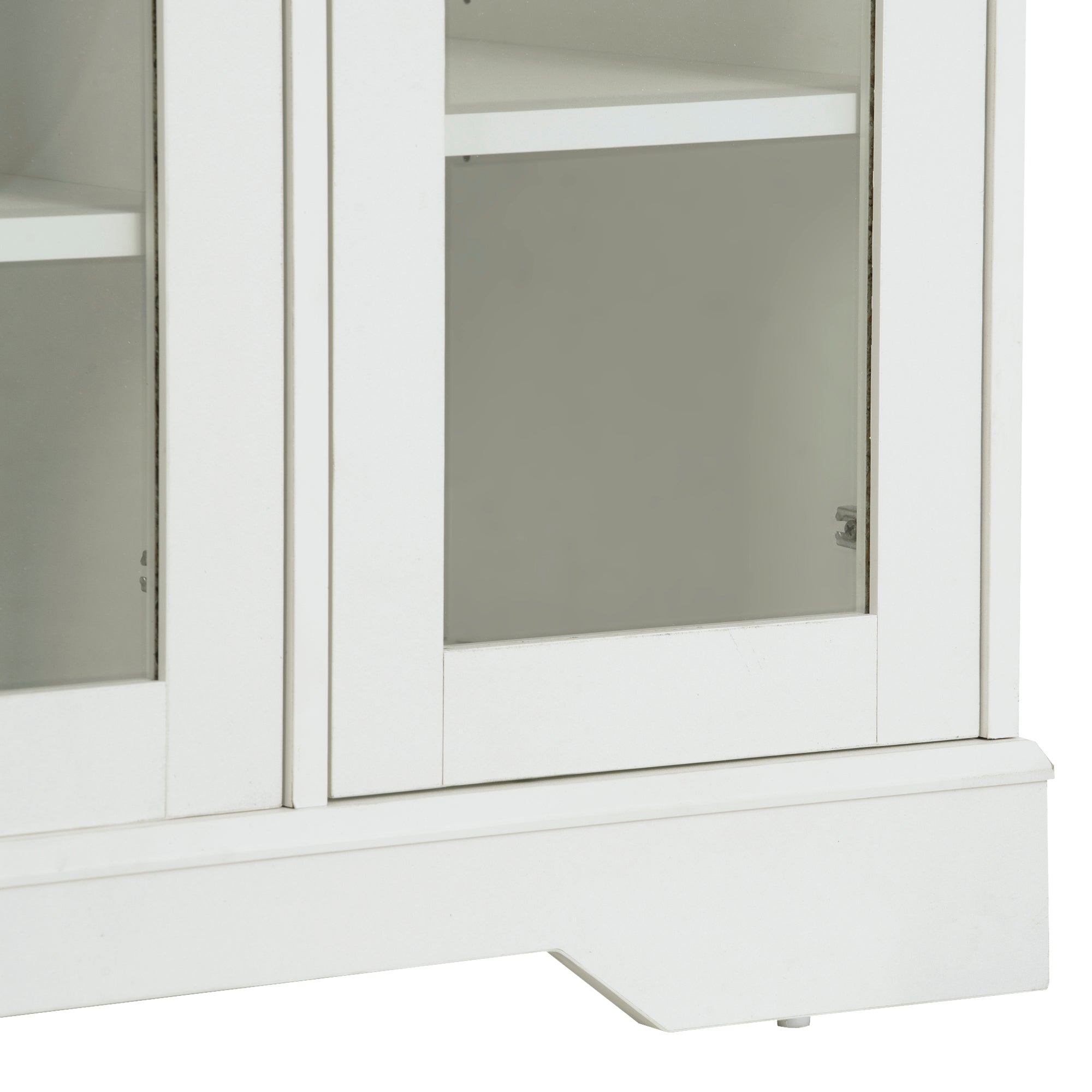 52" L Wood Storage Cabinets with Adjustable Shelves