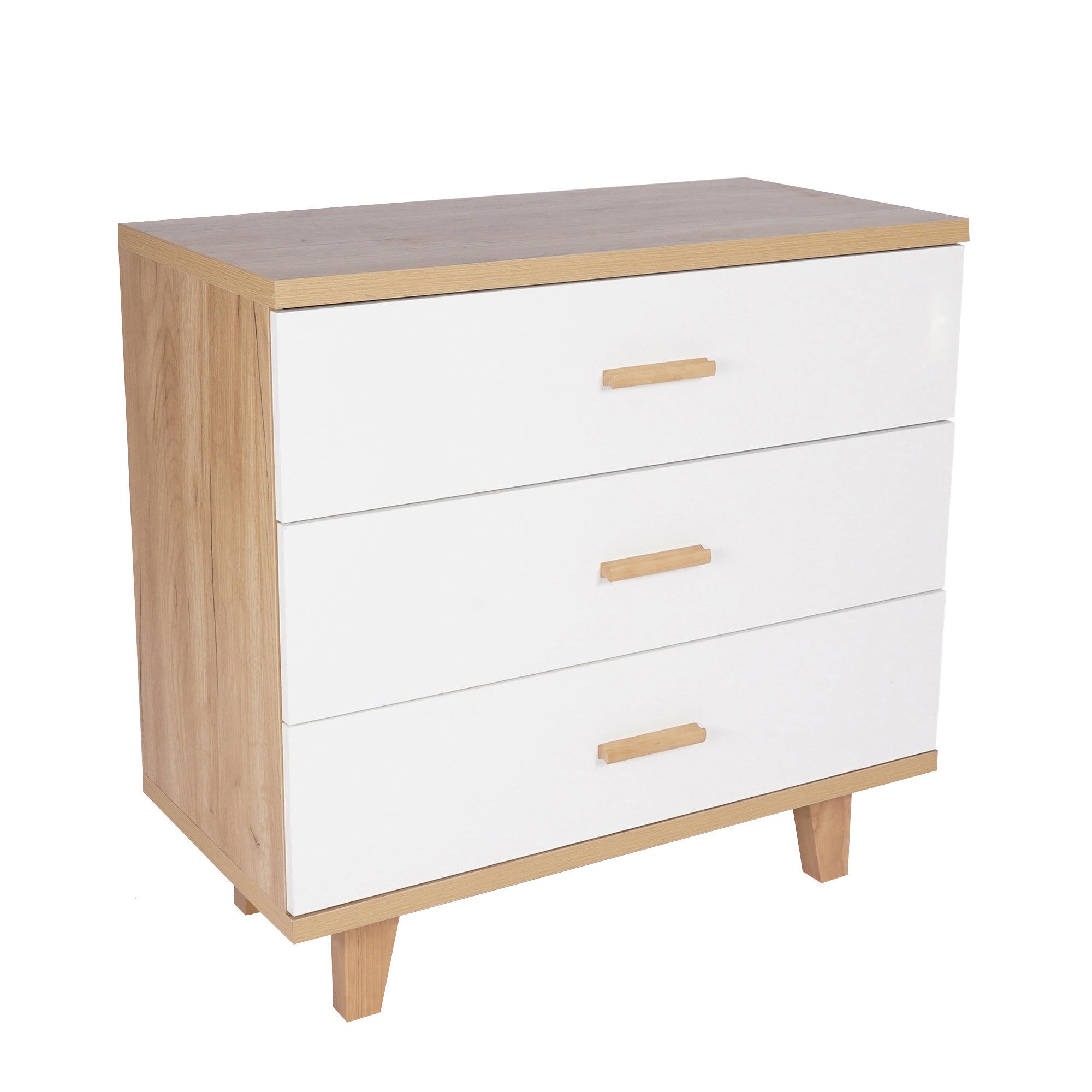 30" Tall 3-Drawer Wood Bachelor's Chest