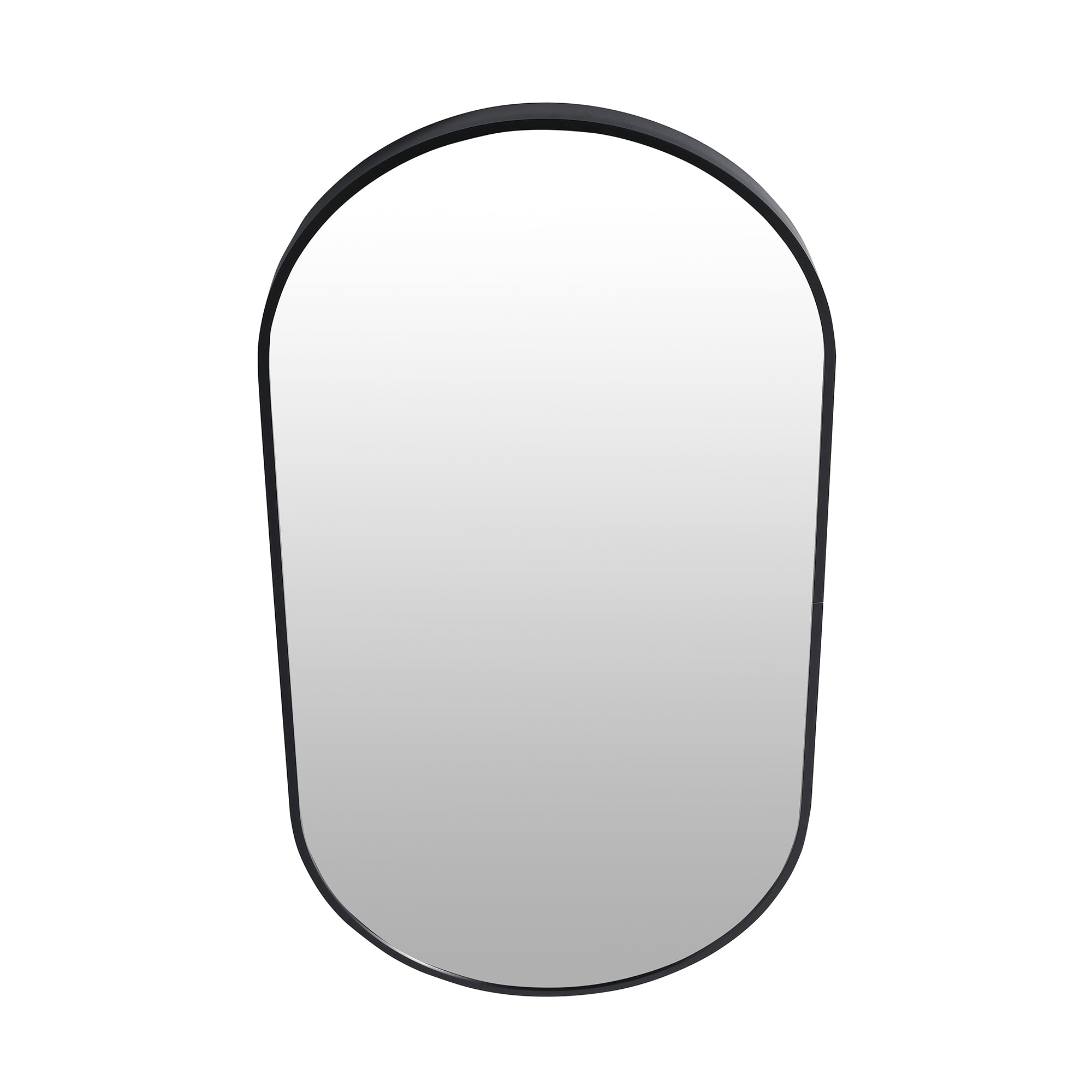 32 inch Oval Aluminum Framed Wall Mounted Mirror