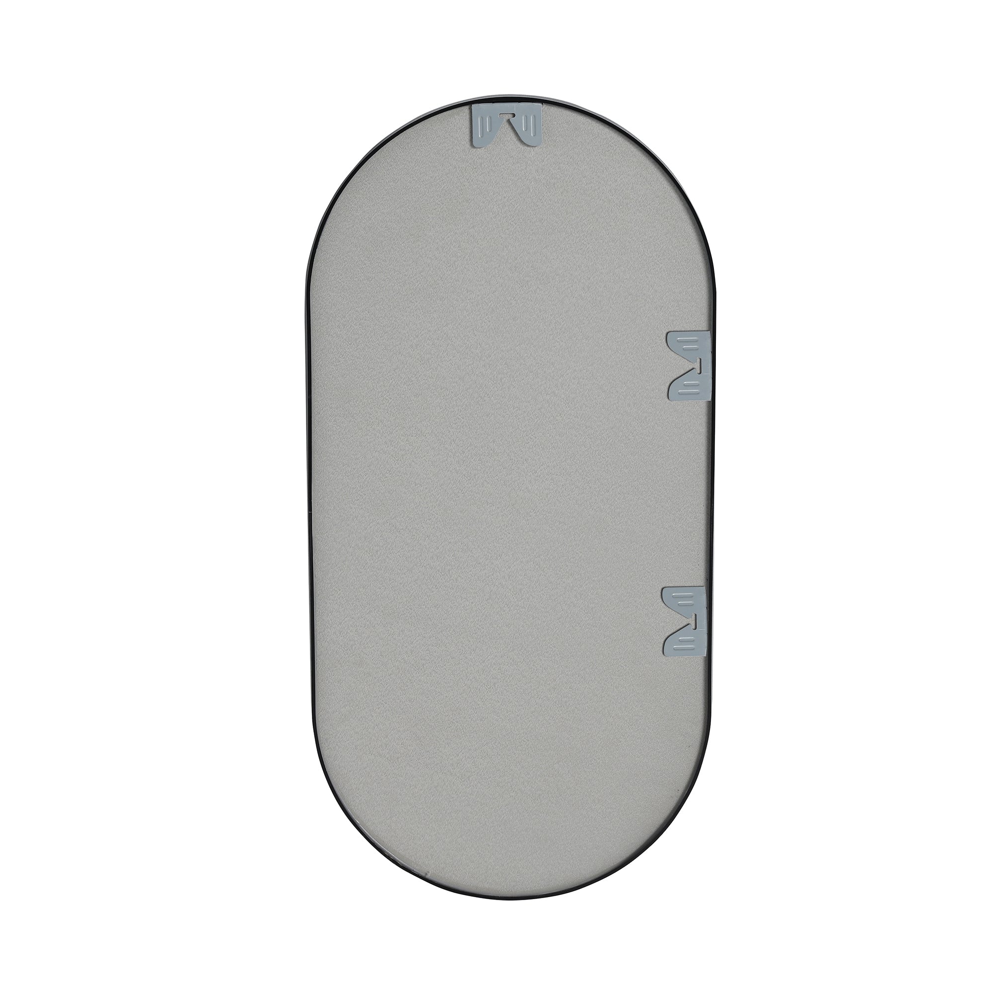 32 inch Oval Aluminum Framed Wall Mounted Mirror