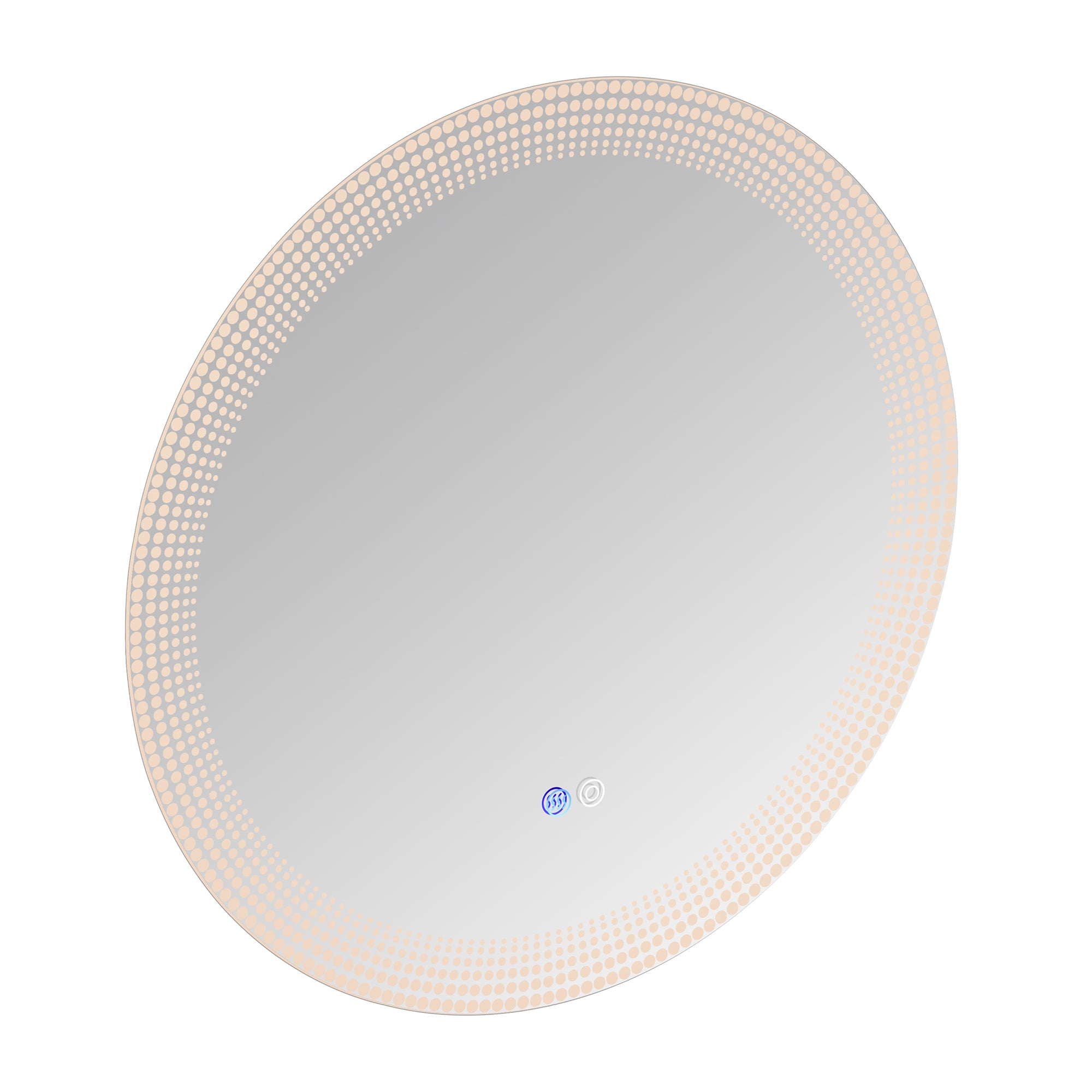 24 in. Round Frameless Anti-Fog Wall Mounted LED Bathroom Vanity Mirror