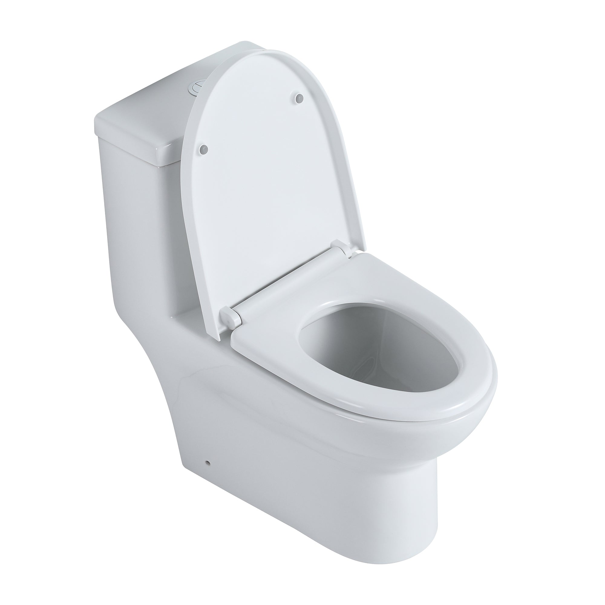 28 Inch  Ceramic One Piece Toilet With Soft Close Seat