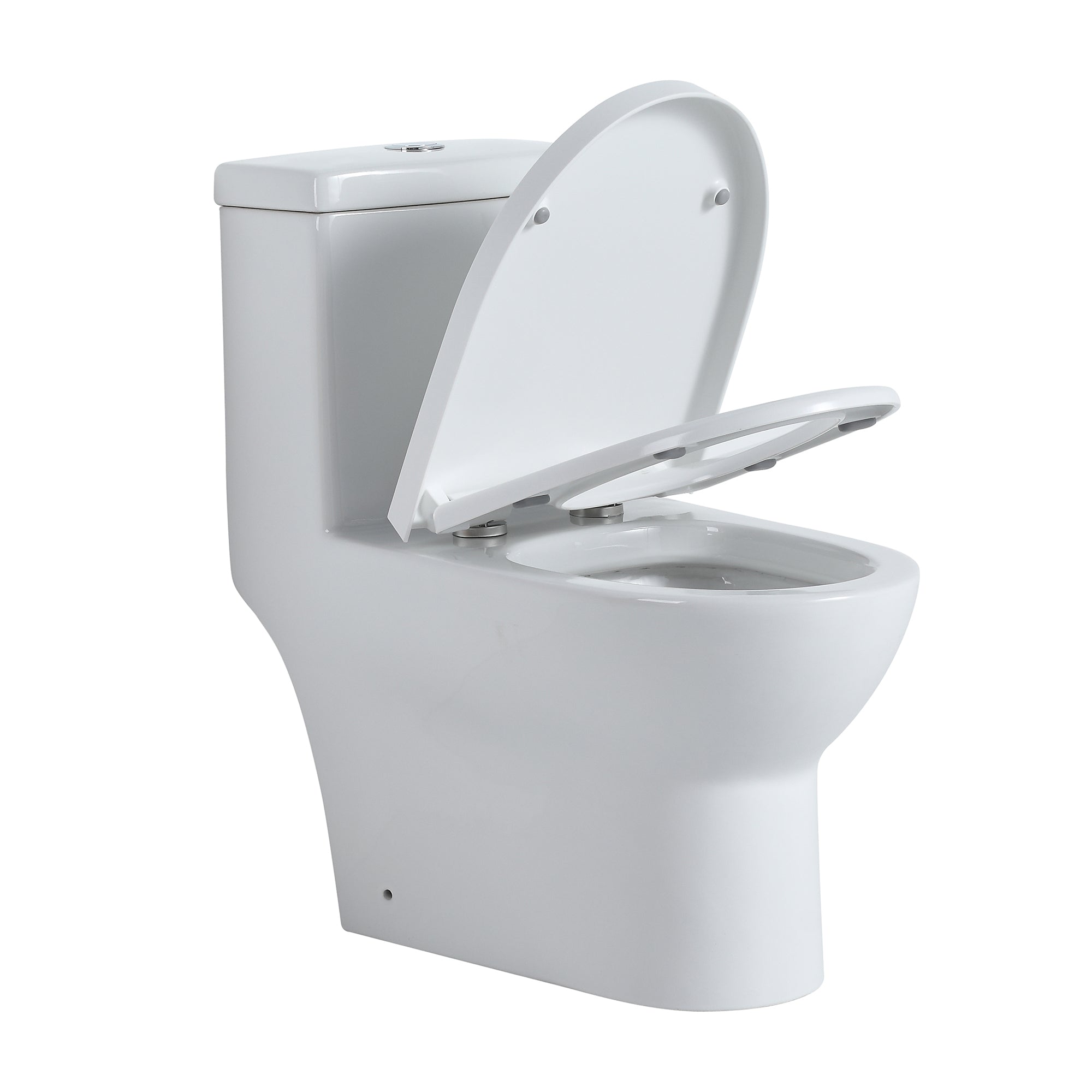 28 Inch  Ceramic One Piece Toilet With Soft Close Seat