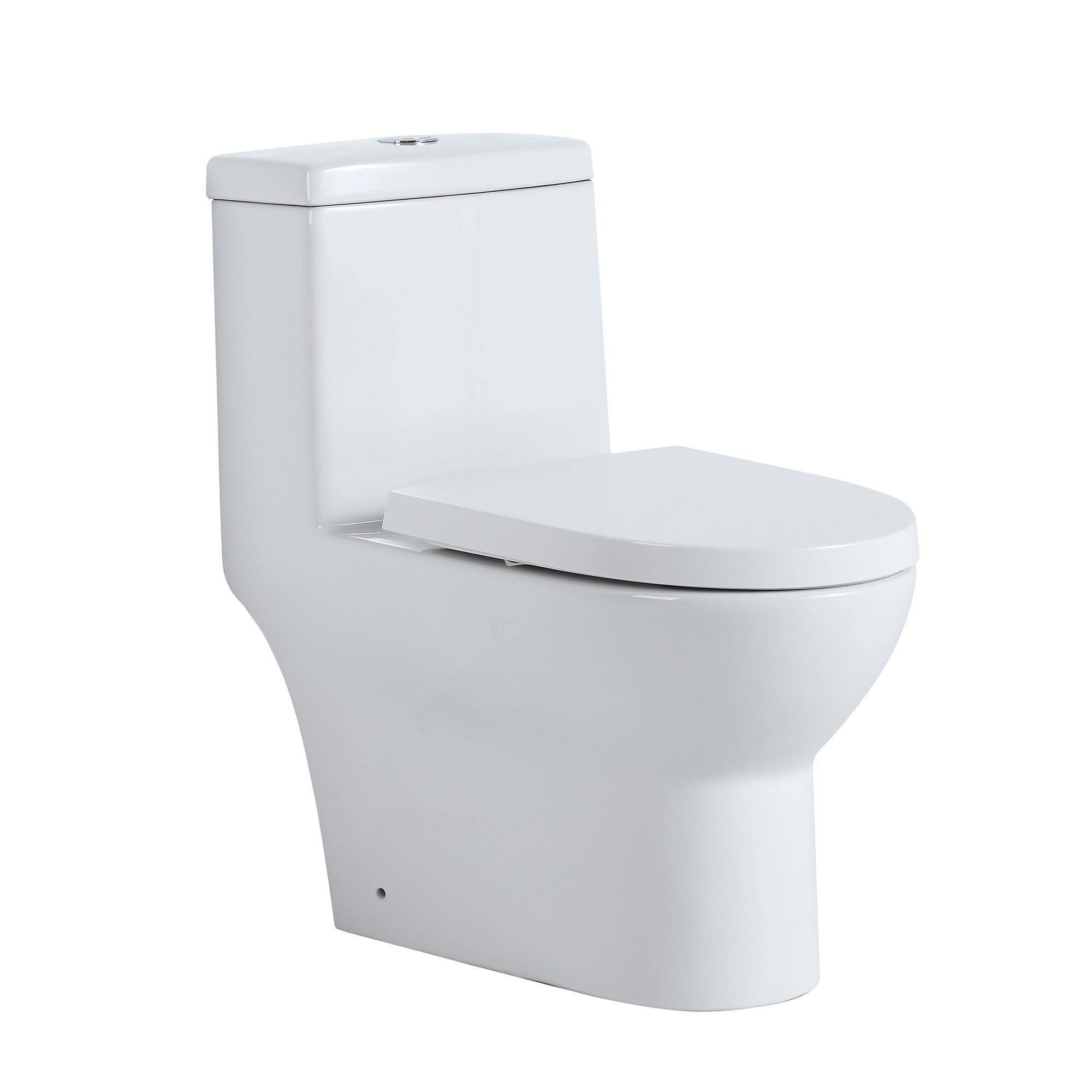 28 Inch  Ceramic One Piece Toilet With Soft Close Seat