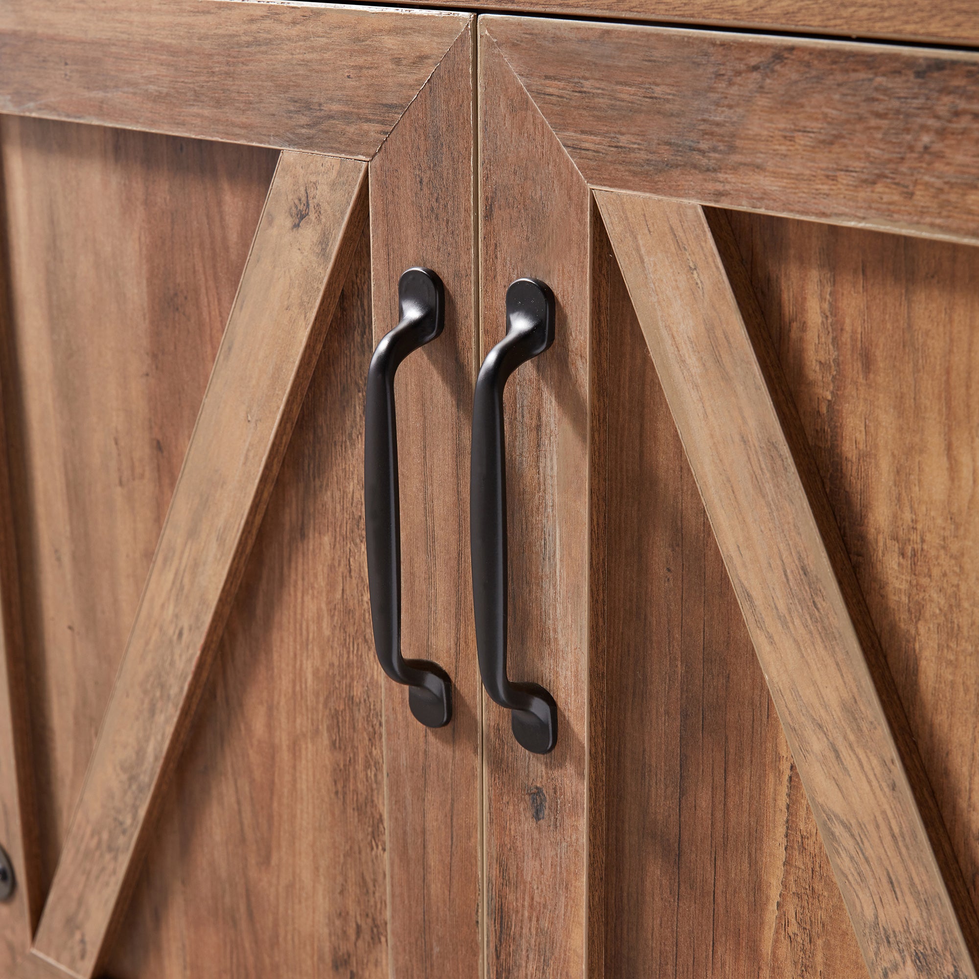 32" Tall Wood 2-door Accent Cabinet with 1 Drawer