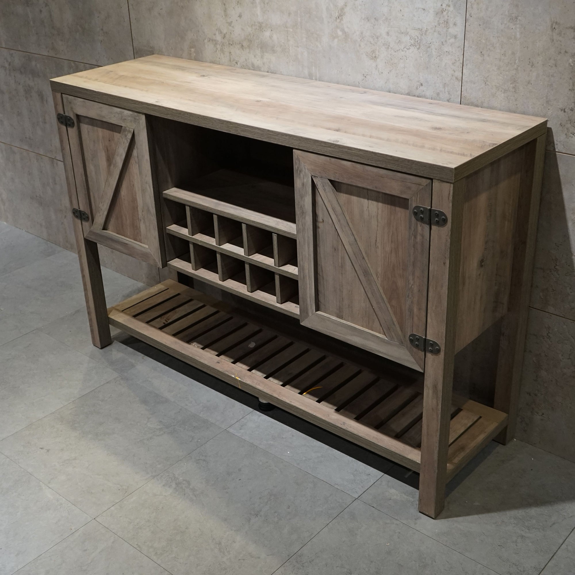 52-inch Console Storage Buffet Cabinet with Wine Racks for Dining Living Room