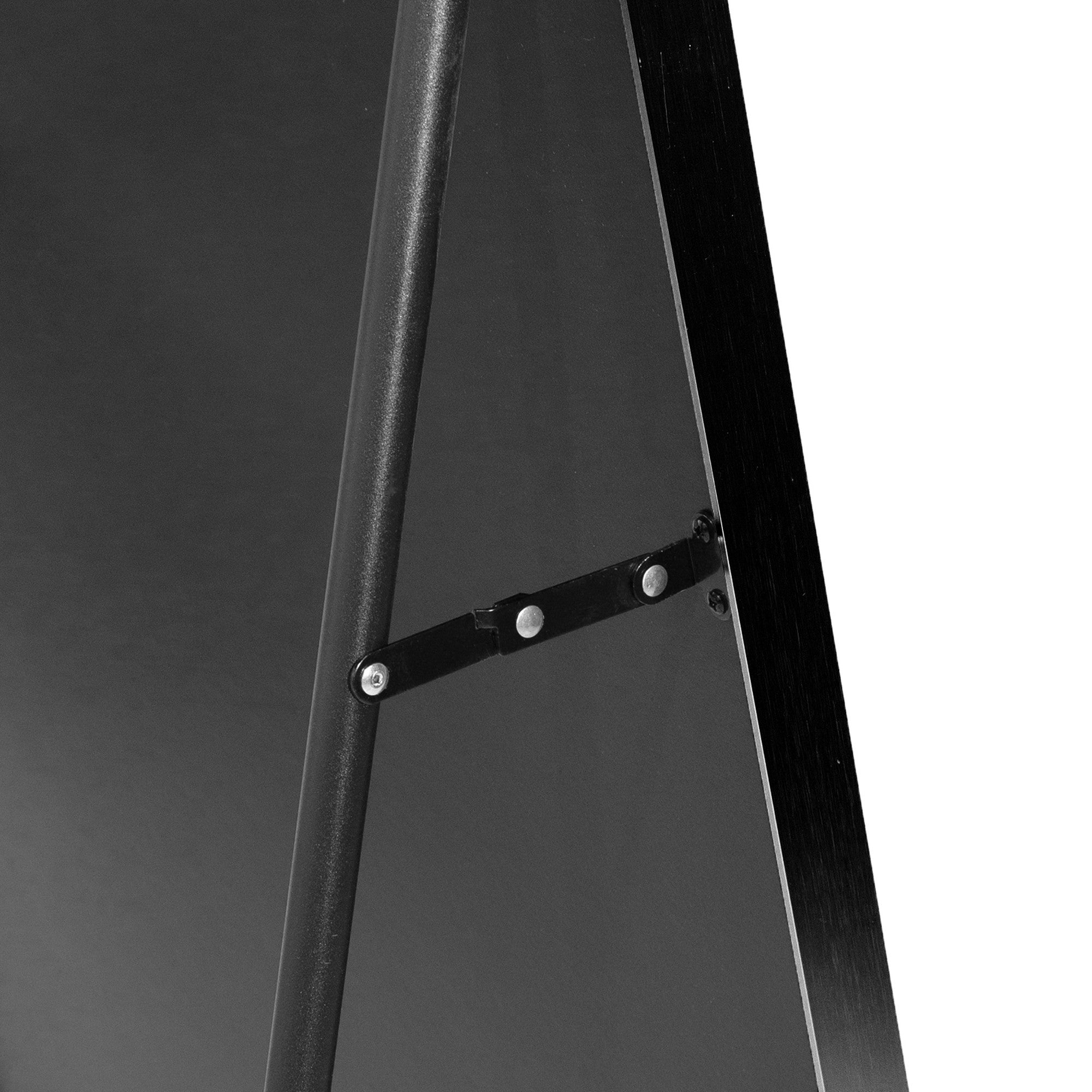Rectangular Aluminum Framed Freestanding Bedroom Mirror