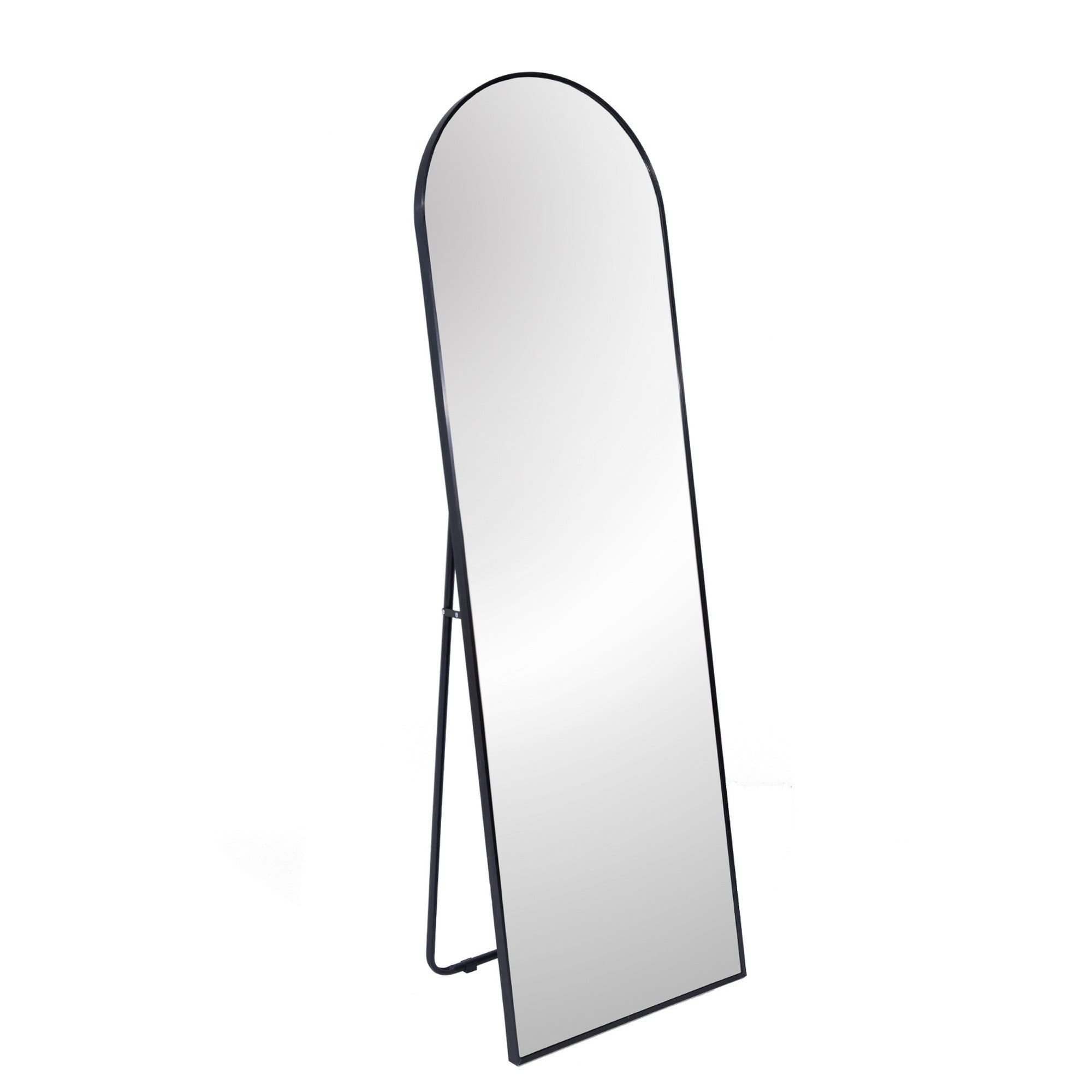Rectangular Aluminum Framed Freestanding Bedroom Mirror